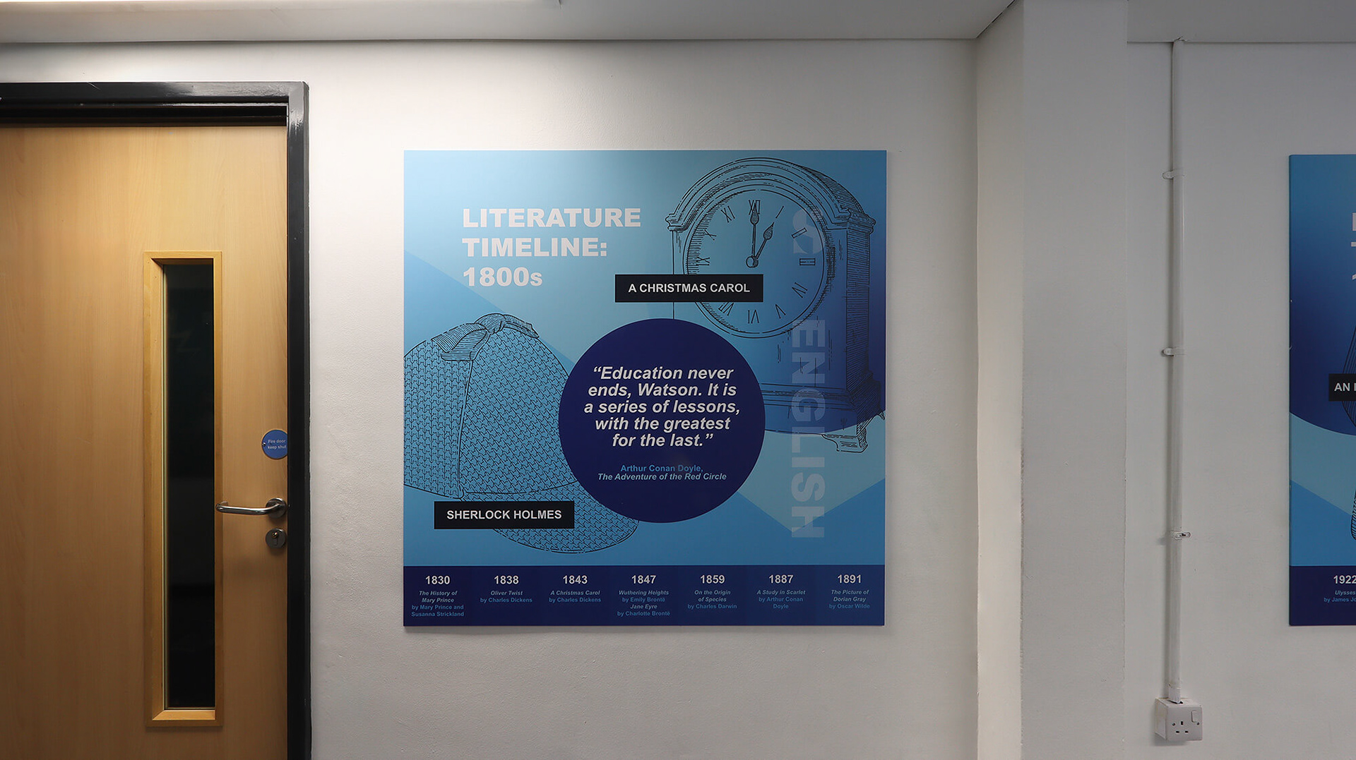 English Timeline Wallboard 04