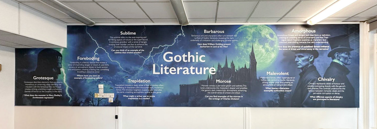 Gothic Literature Wall Art 1
