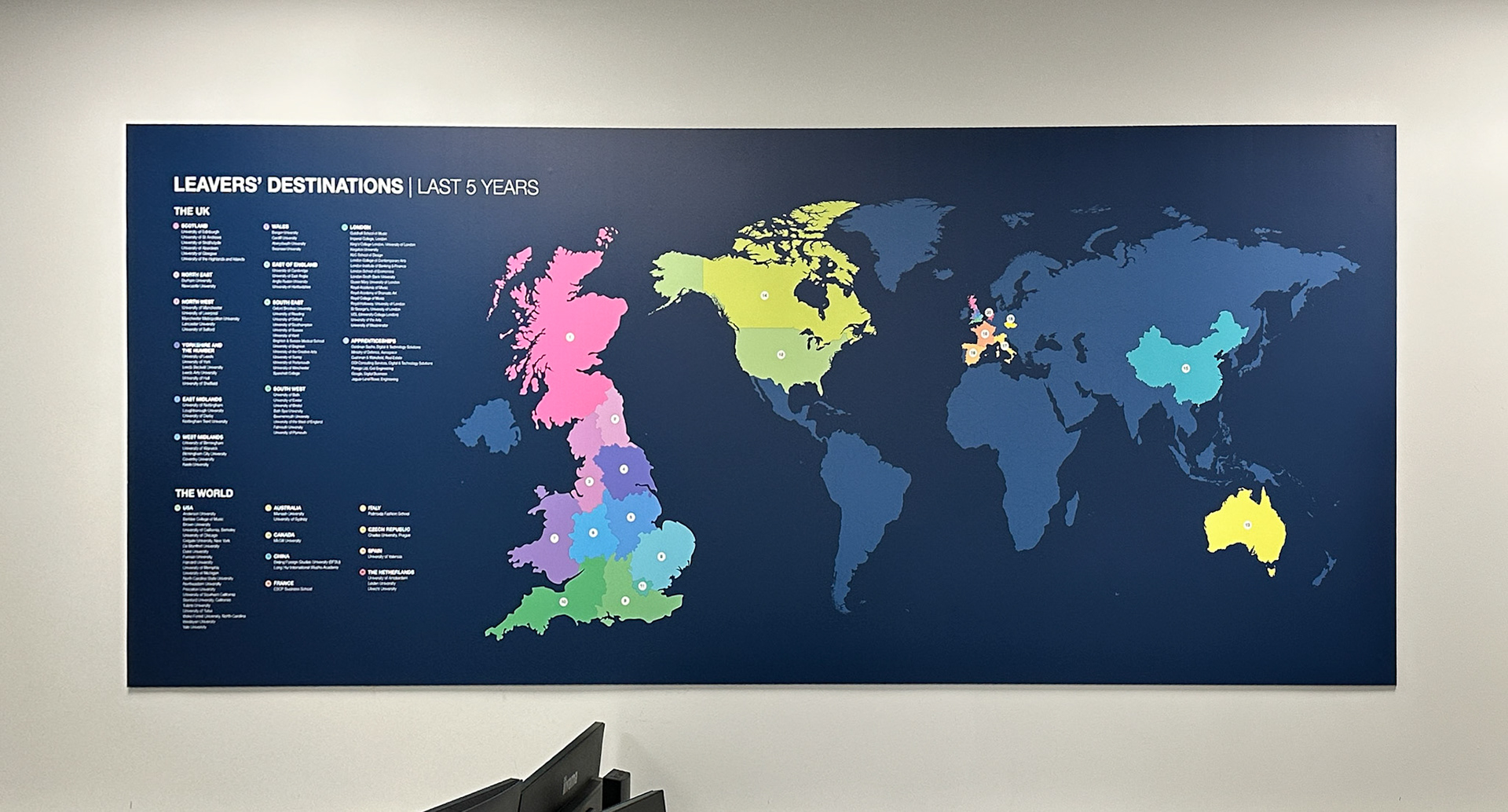 Lever Destinations Magnetic Wallboard - RS01