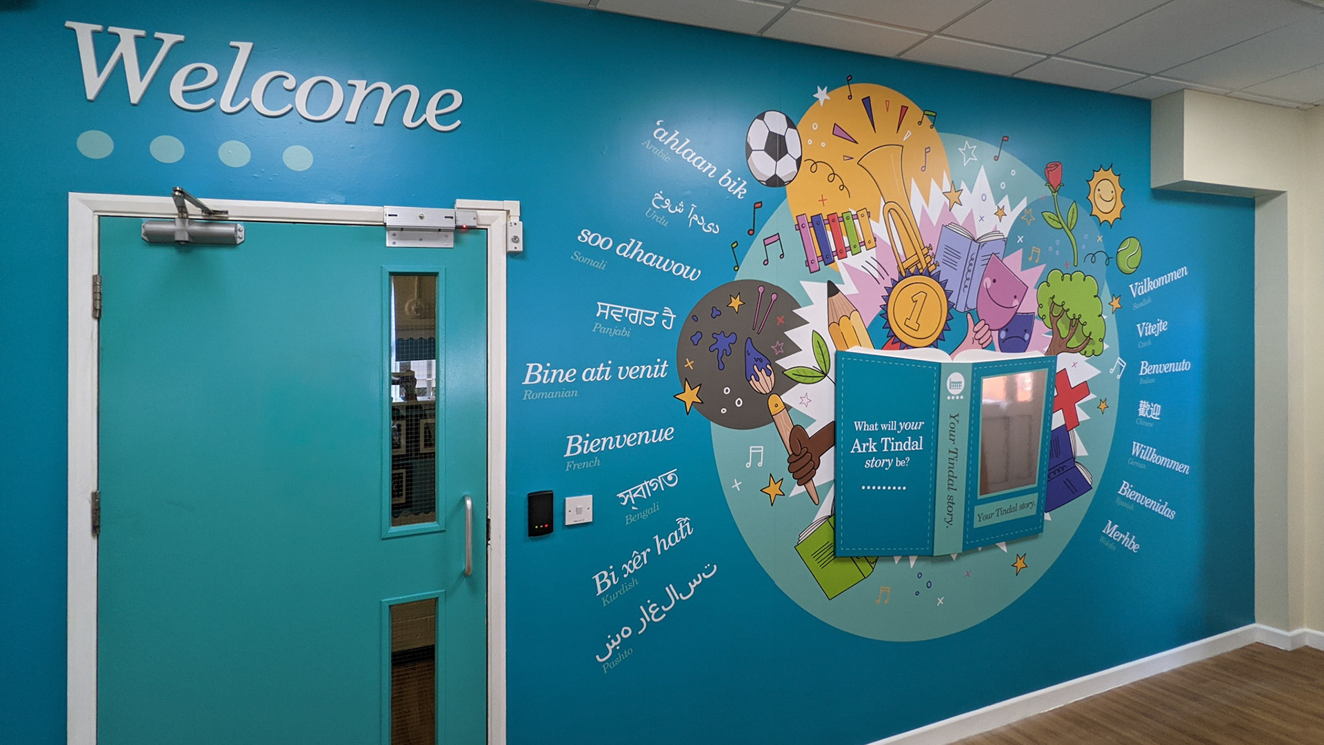 Welcome to School Wall Art ith 3D Wall Book - ATA01