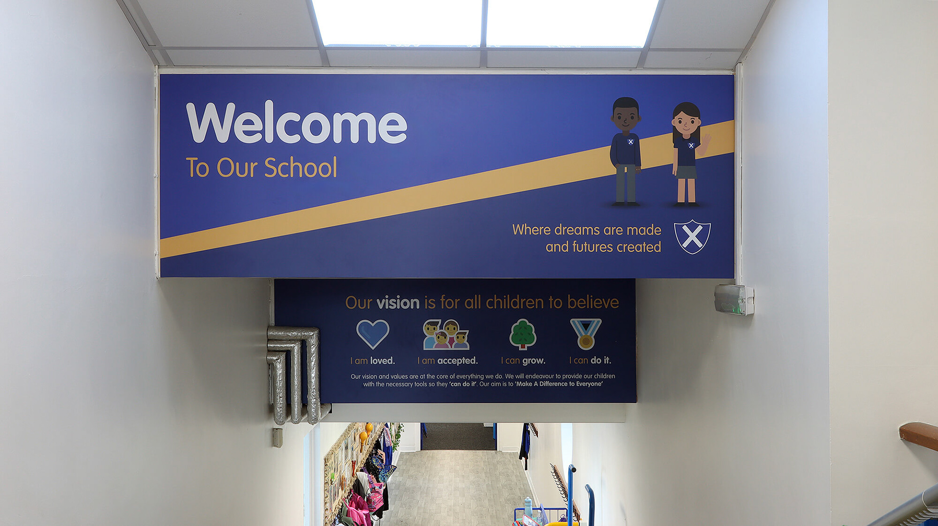 Values Staircase Headers