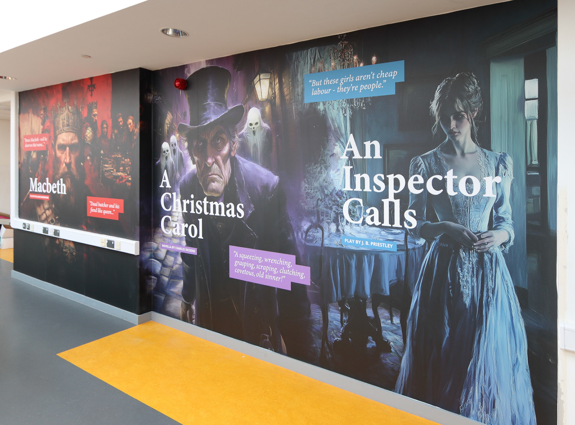 GCSE Texts Image Wall Art - TOA3