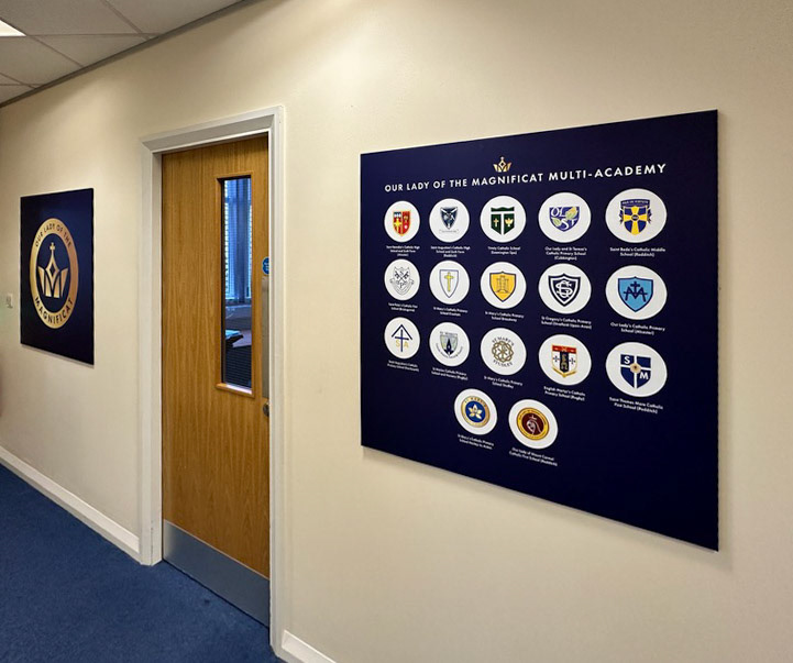 Magnetic Wallboard - Trust Brand and Schools - OLM1