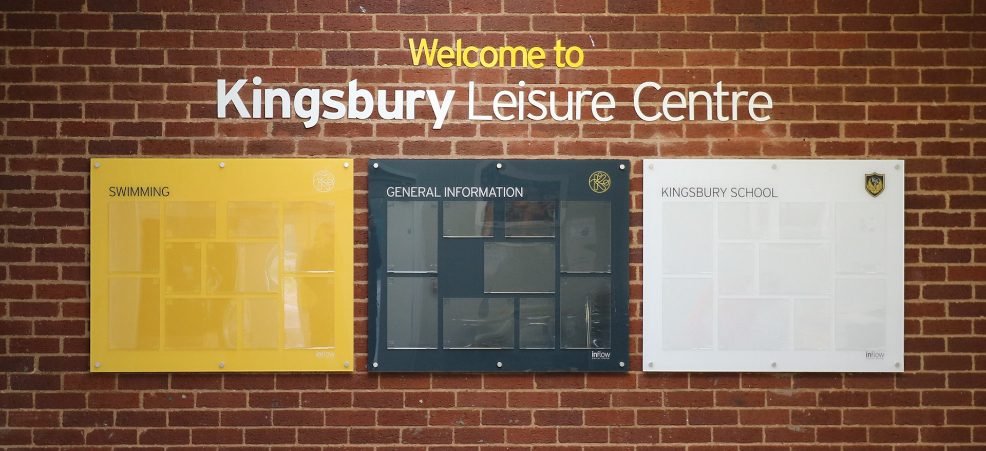 Acrylic Swapboards with Barrel Fixings - KS1