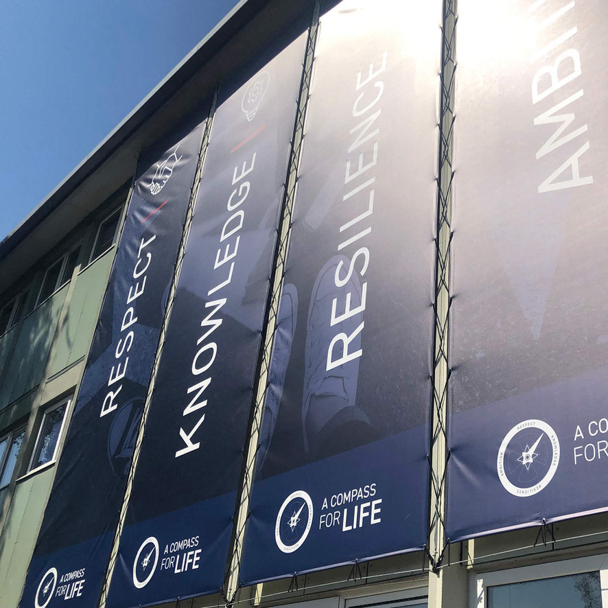 Values Banners - Wire Tension System - CW02