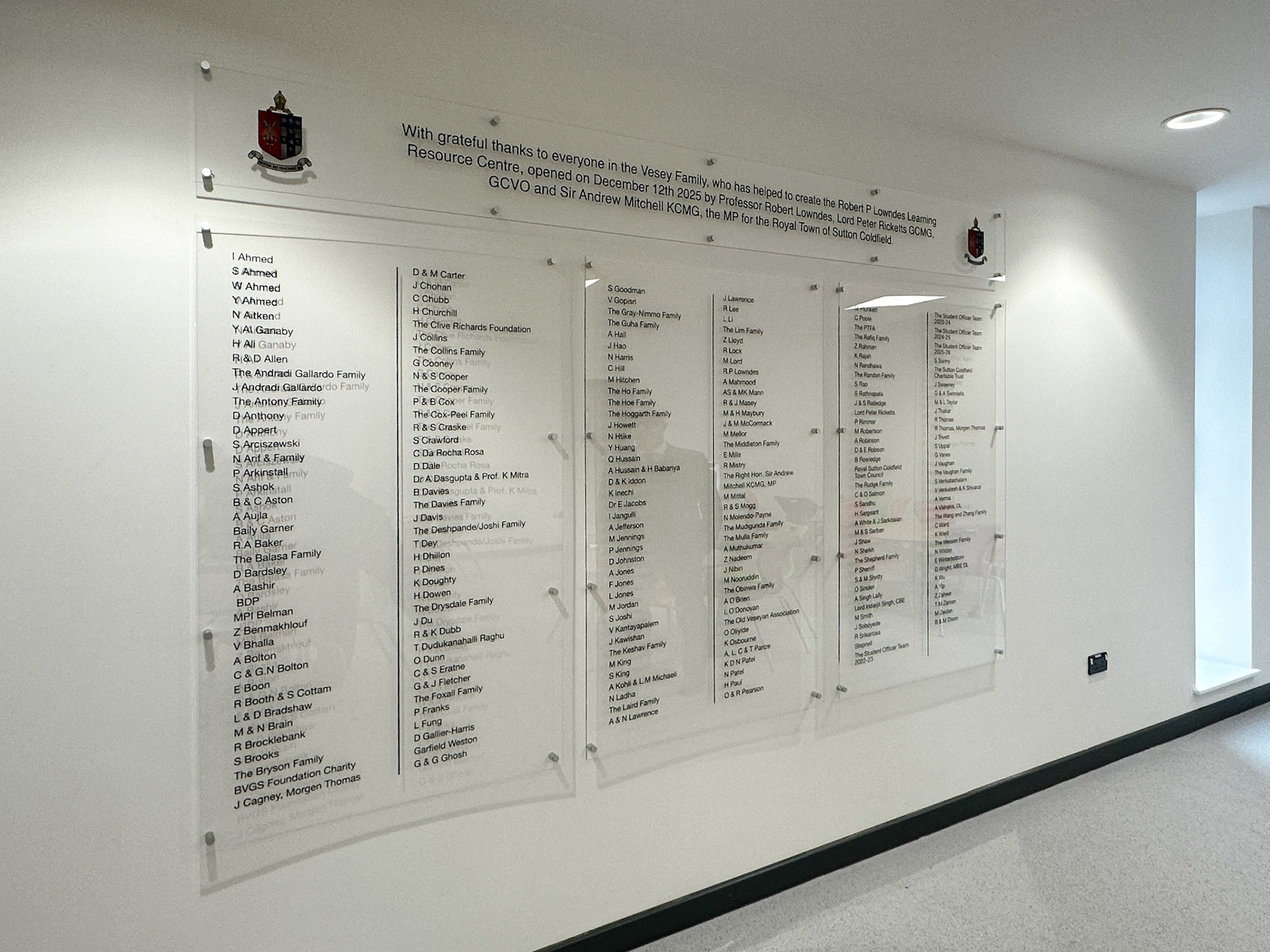 BVGS 2501 - DONOR BOARD 1