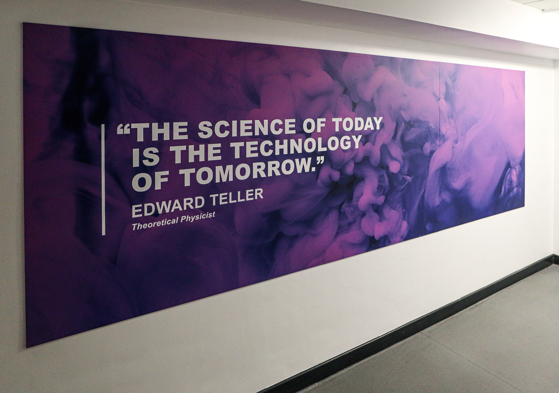 Science Corridor Wall Boards - SAS