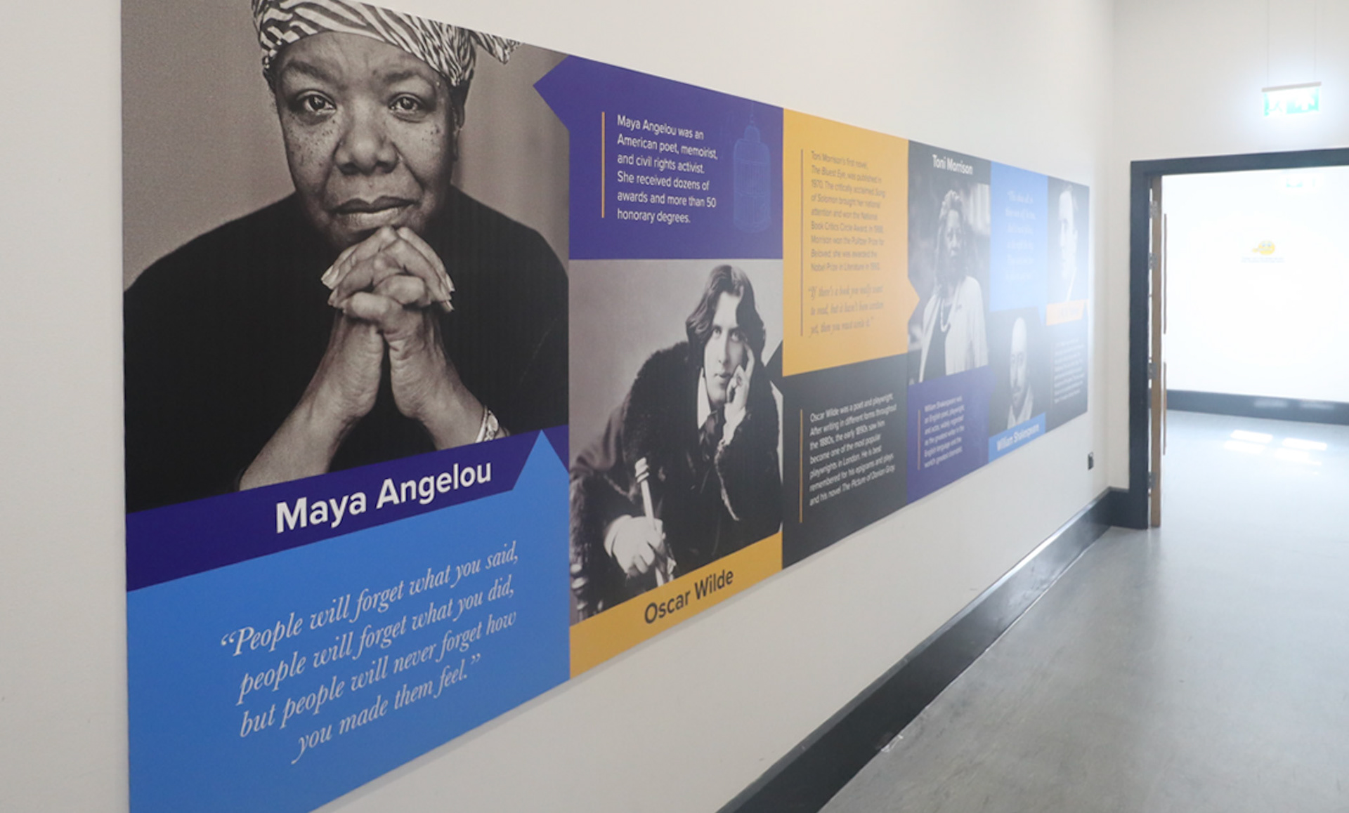 English Authors &amp; Quotes Modular Wallbaord Display - TRSW1