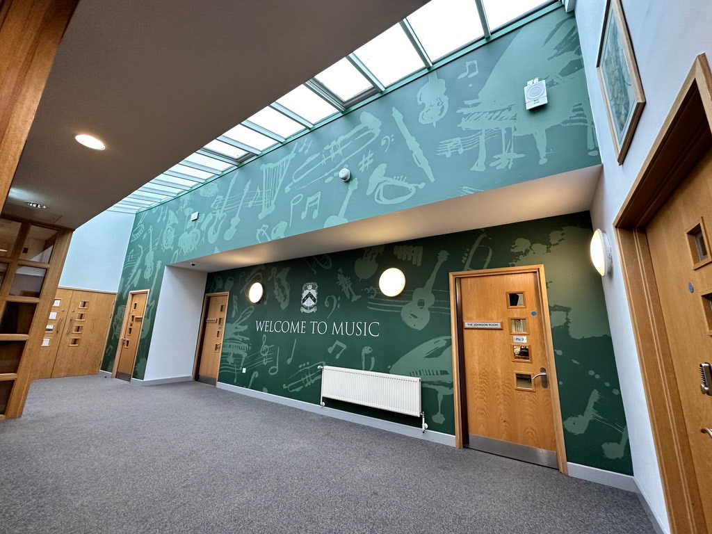 Blueprint Music - Sketch Style (Green) 01