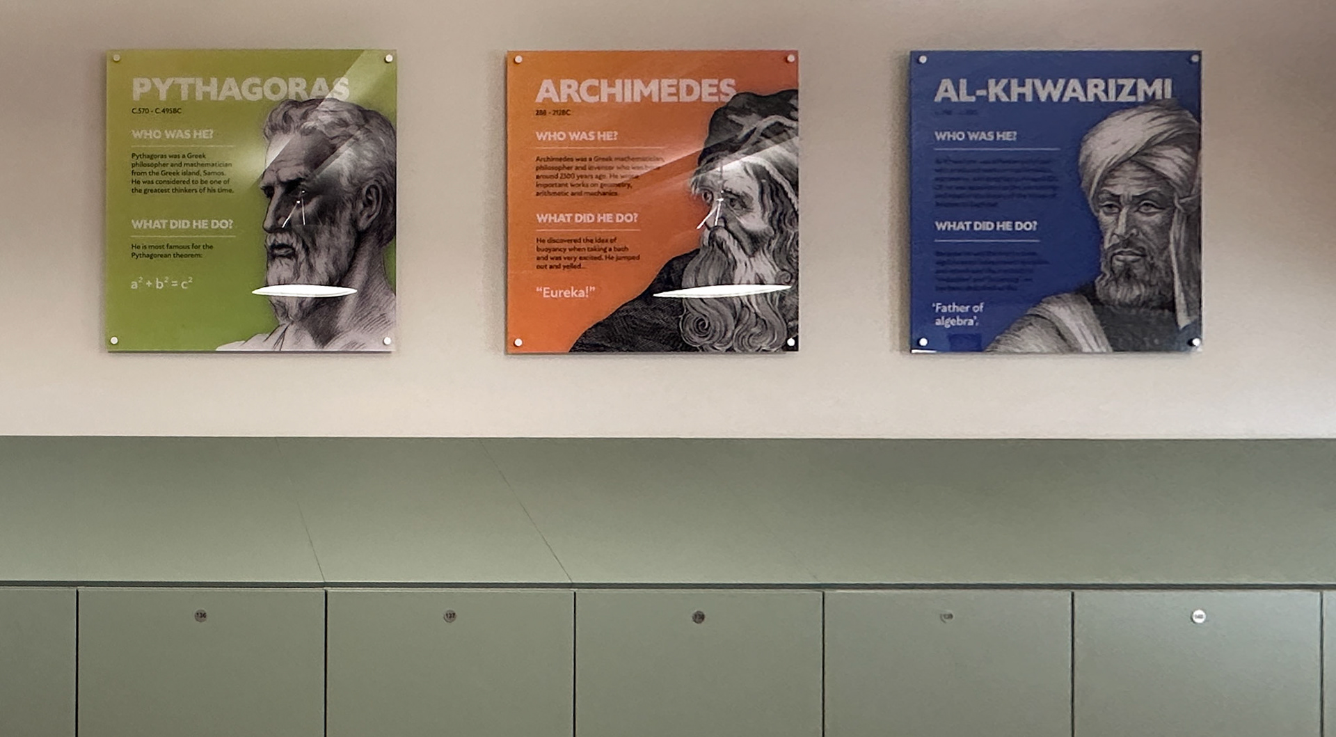 Maths Greats Acrylic Wallboards 02