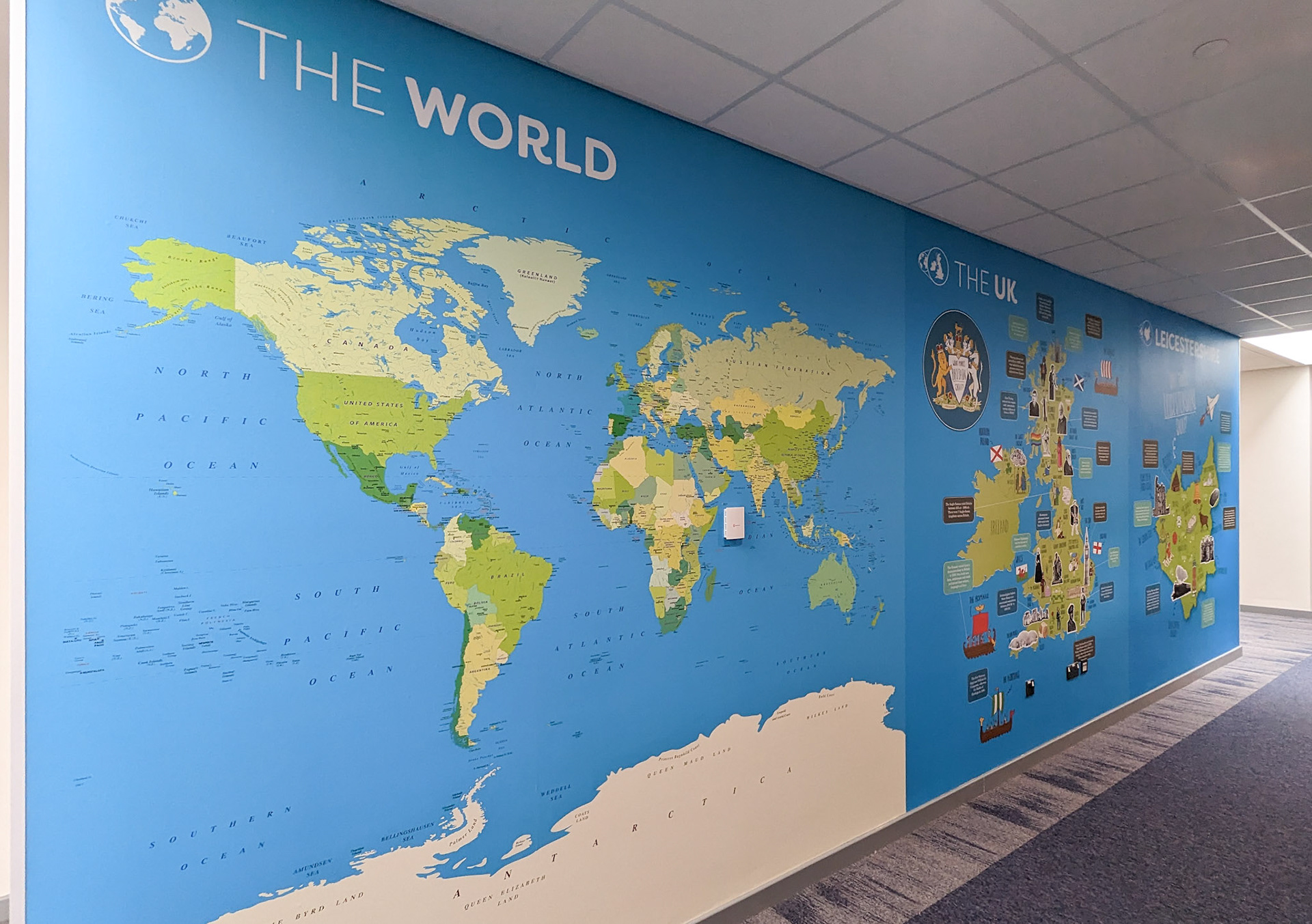 What Makes Leicestershire Great? World, Uk &amp; Local Map 2