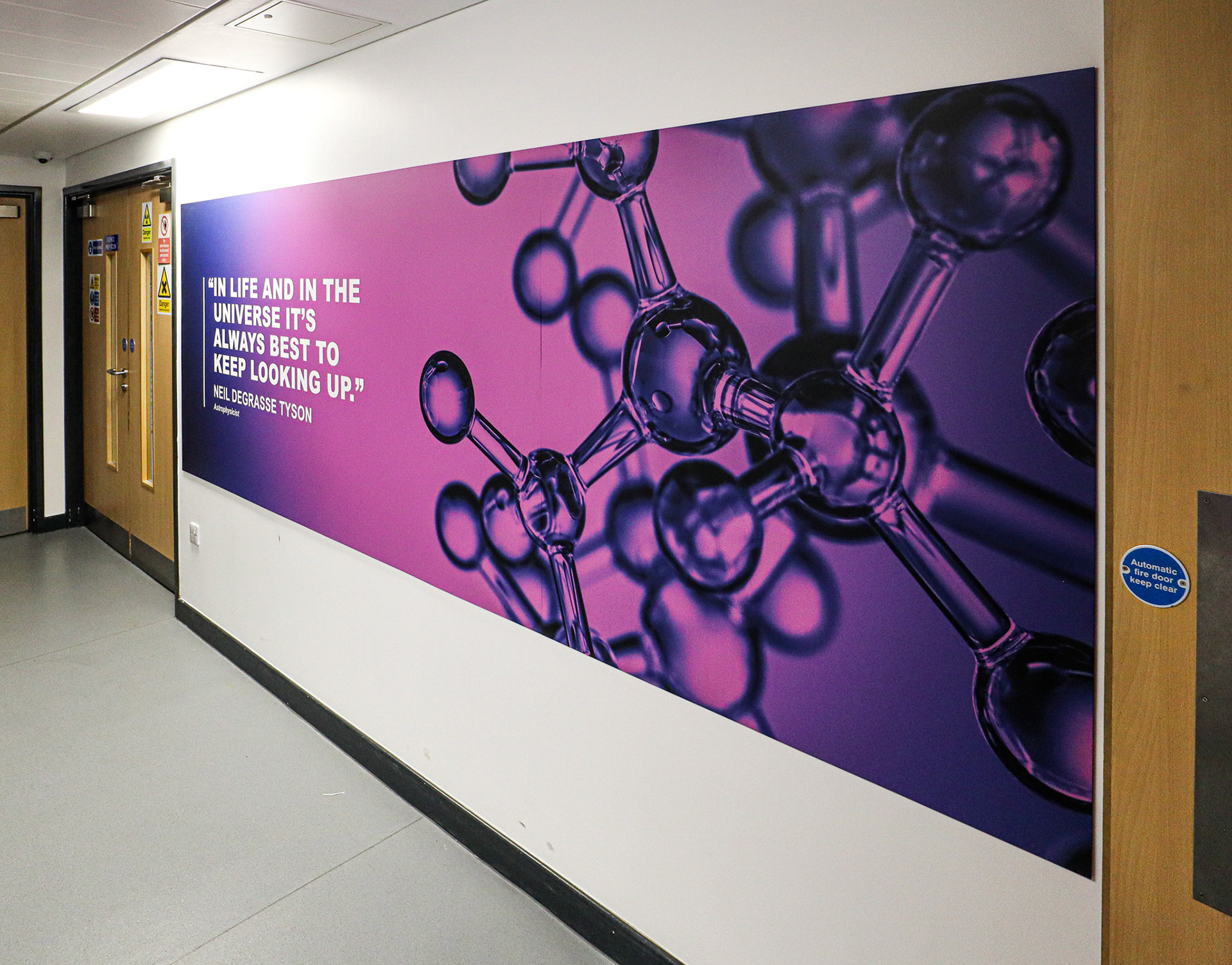 Science Corridor Wall Boards - SAS