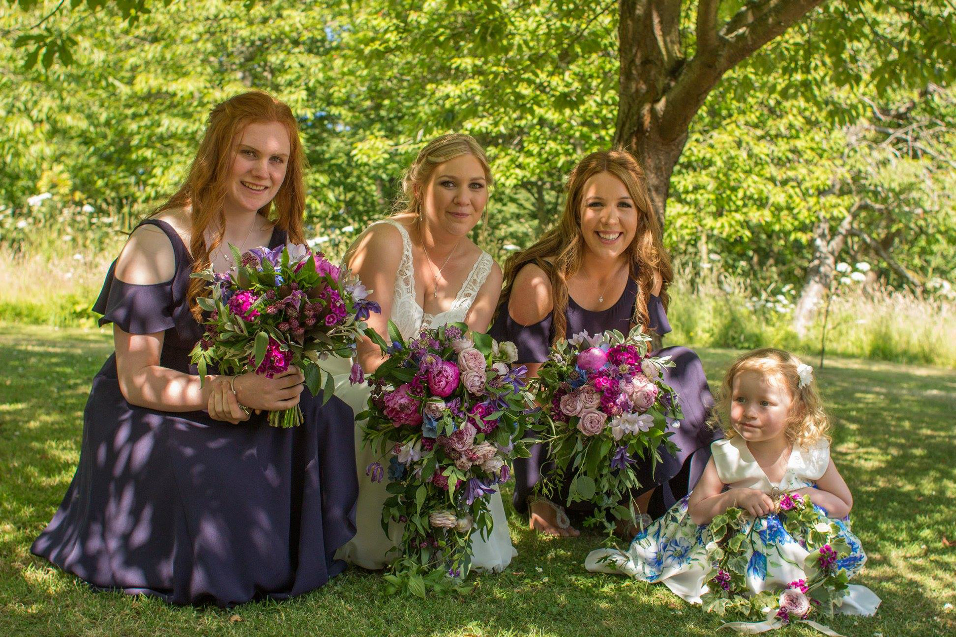 The bridal party