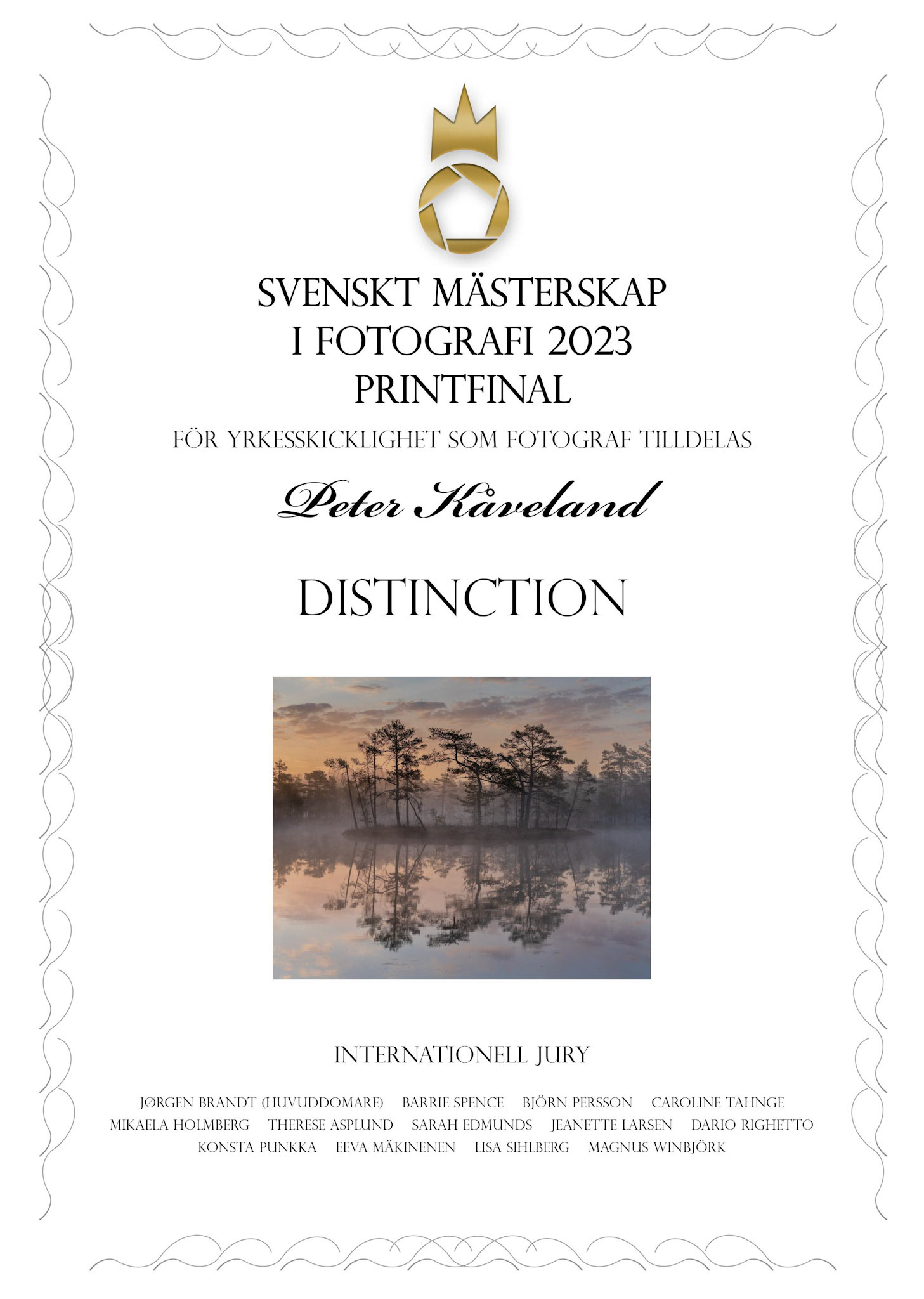 Svenskt mästerskap i Fotografi 2023 Printfinal