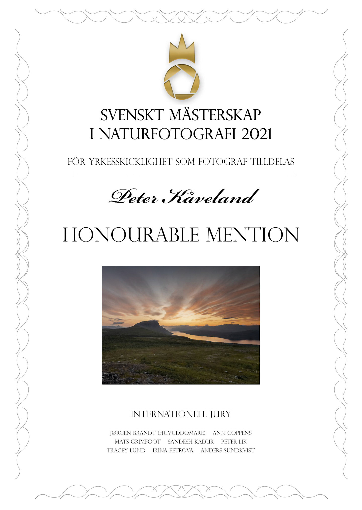 SM Naturfotografi 2021 - Honourable Mention