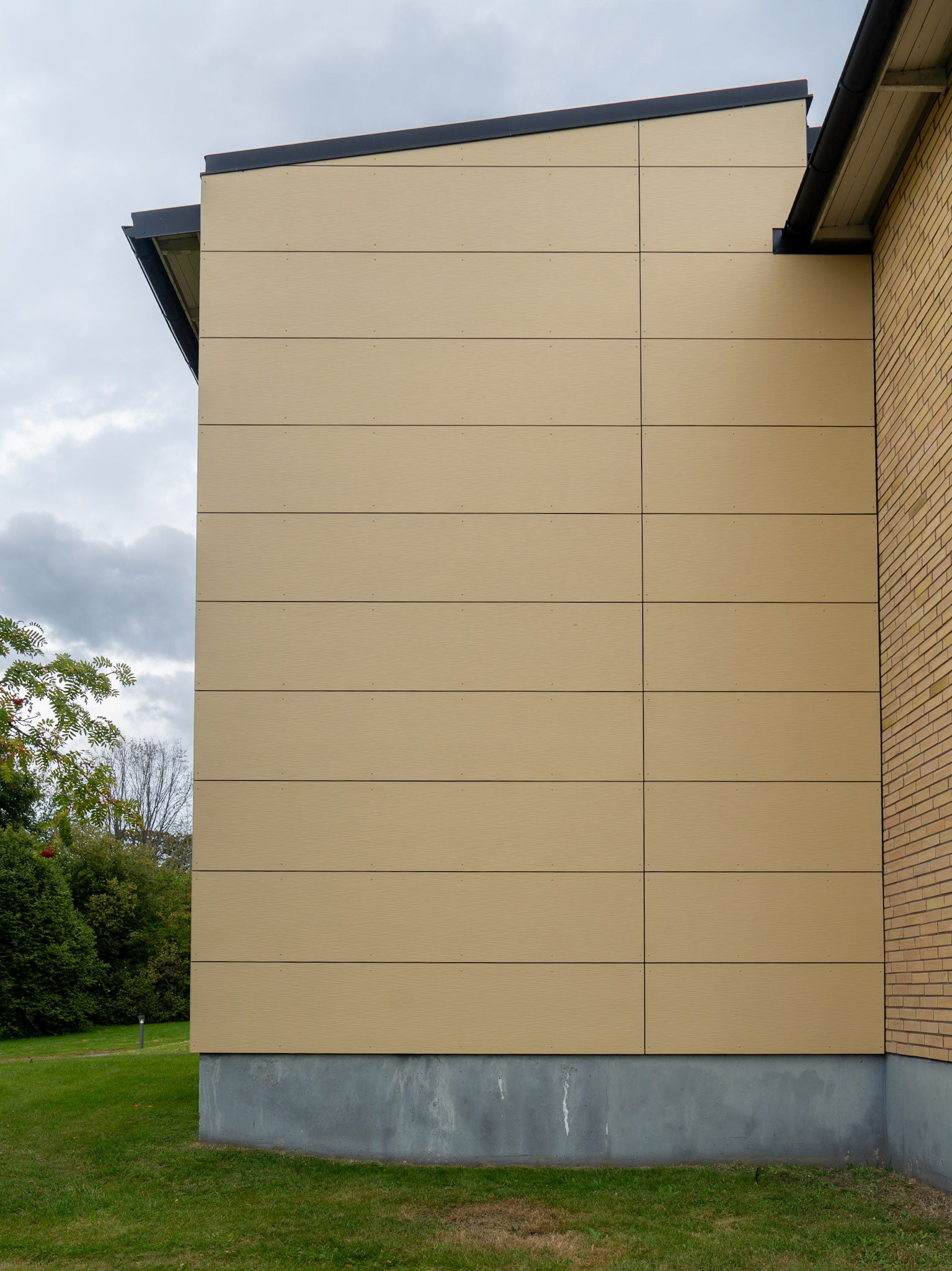 Hardie Architectural Panel. Fasadbeklädnad, Rörestorpsgården Värnamo