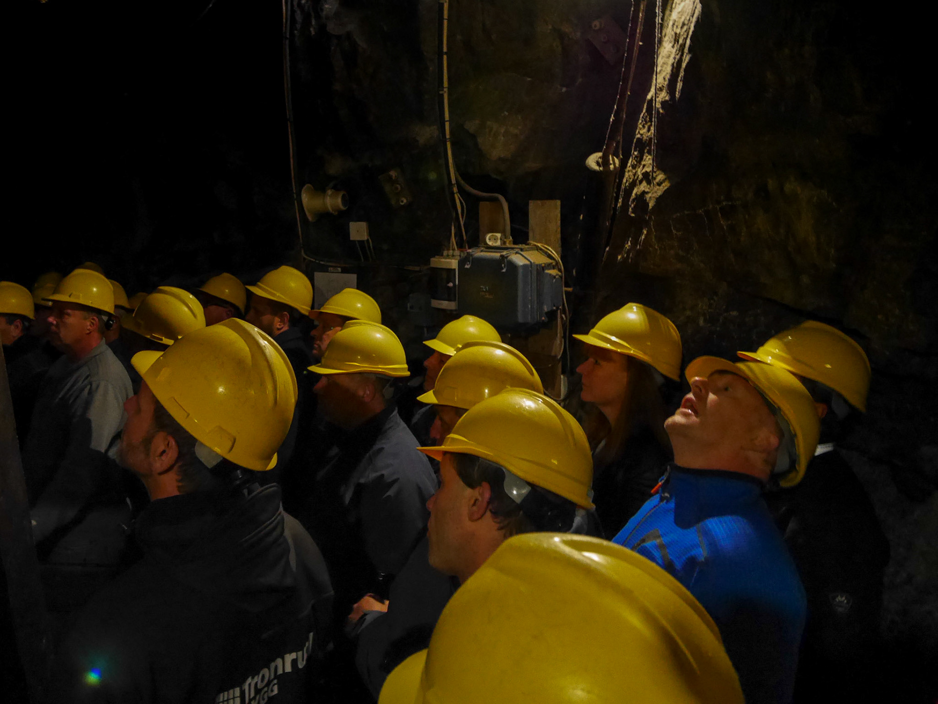 Underground at Kongsberg mine