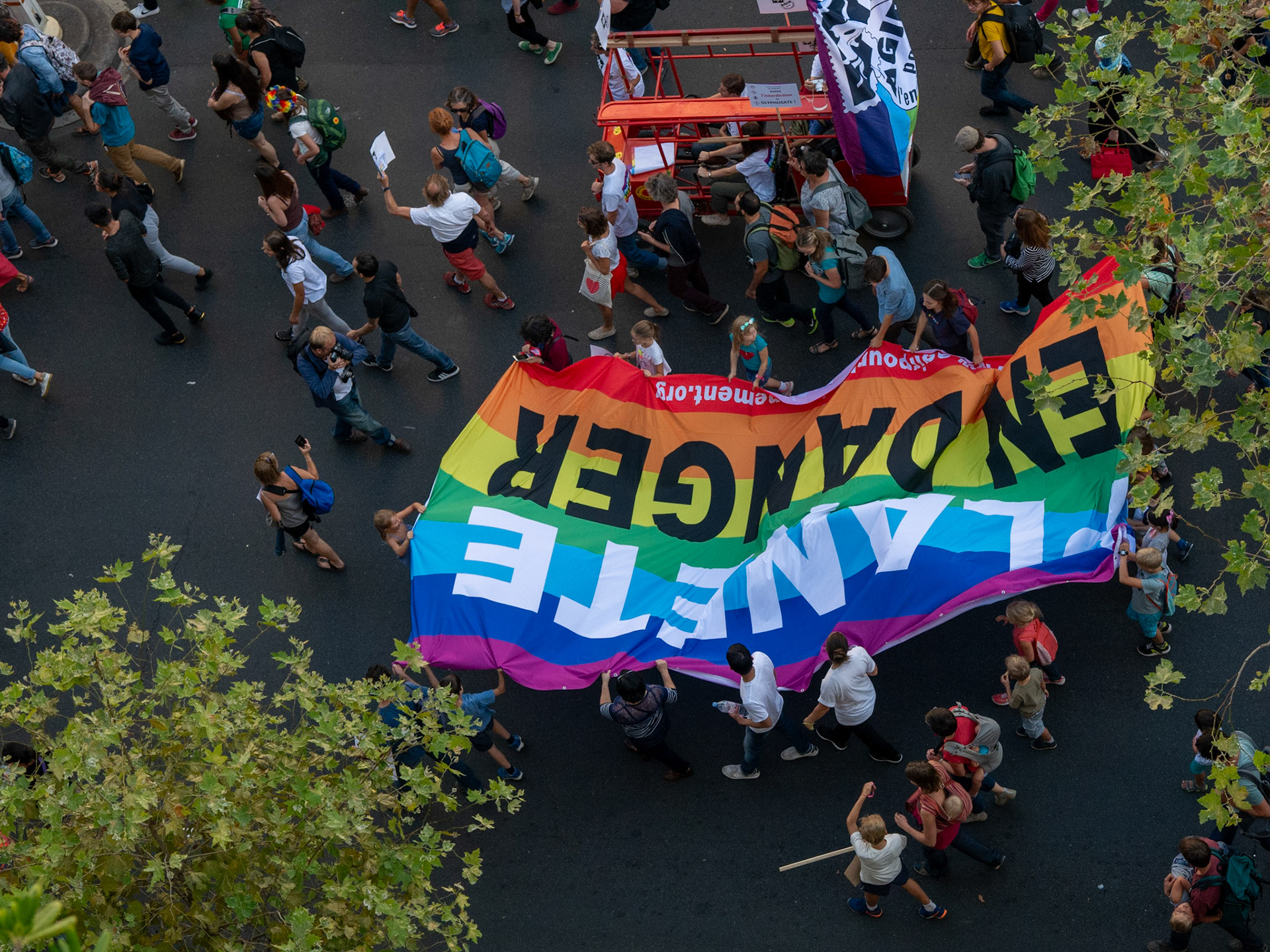 Demonstration Paris France