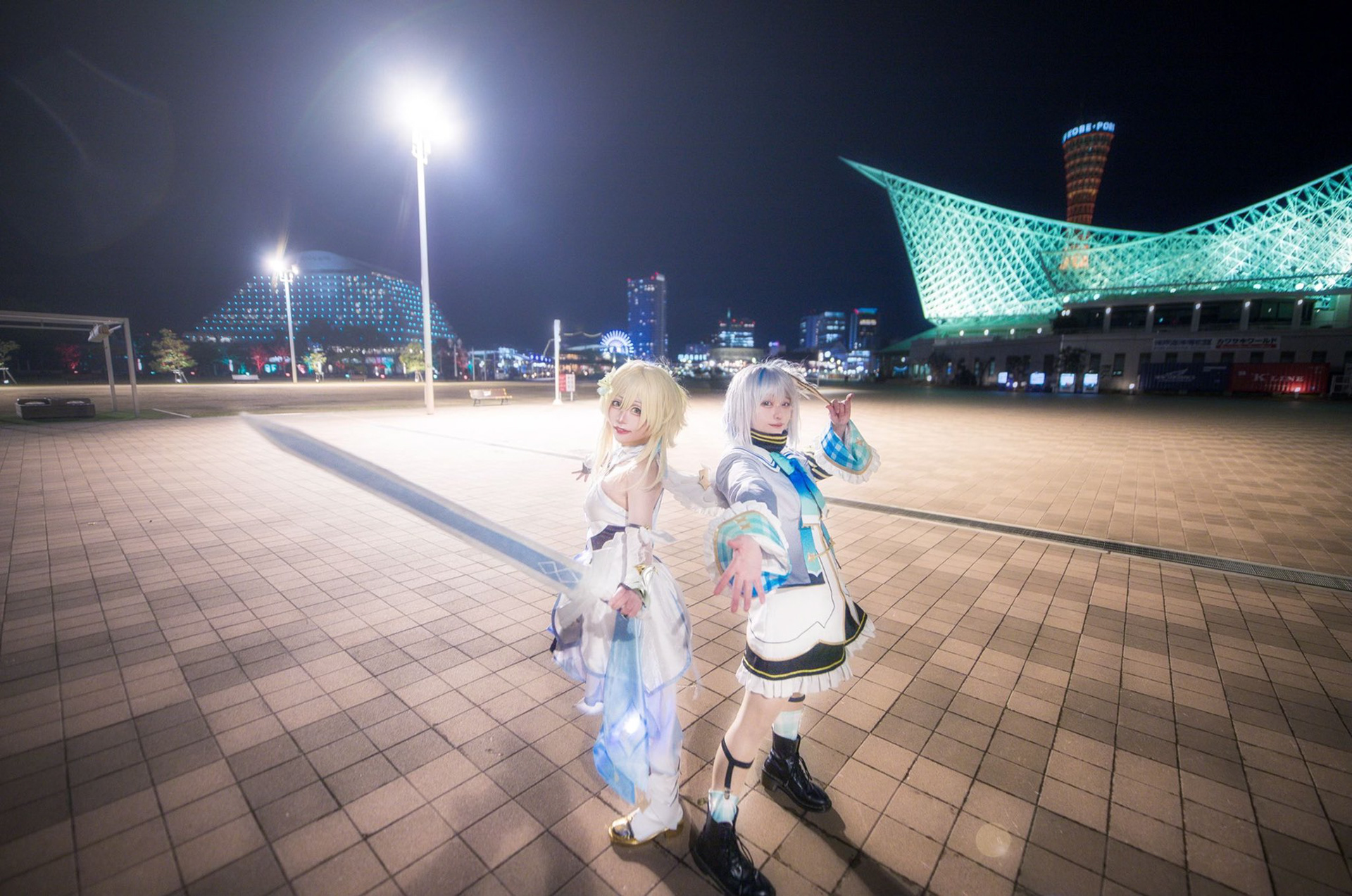 かみこす!夜のイルミネーション撮影サンプル