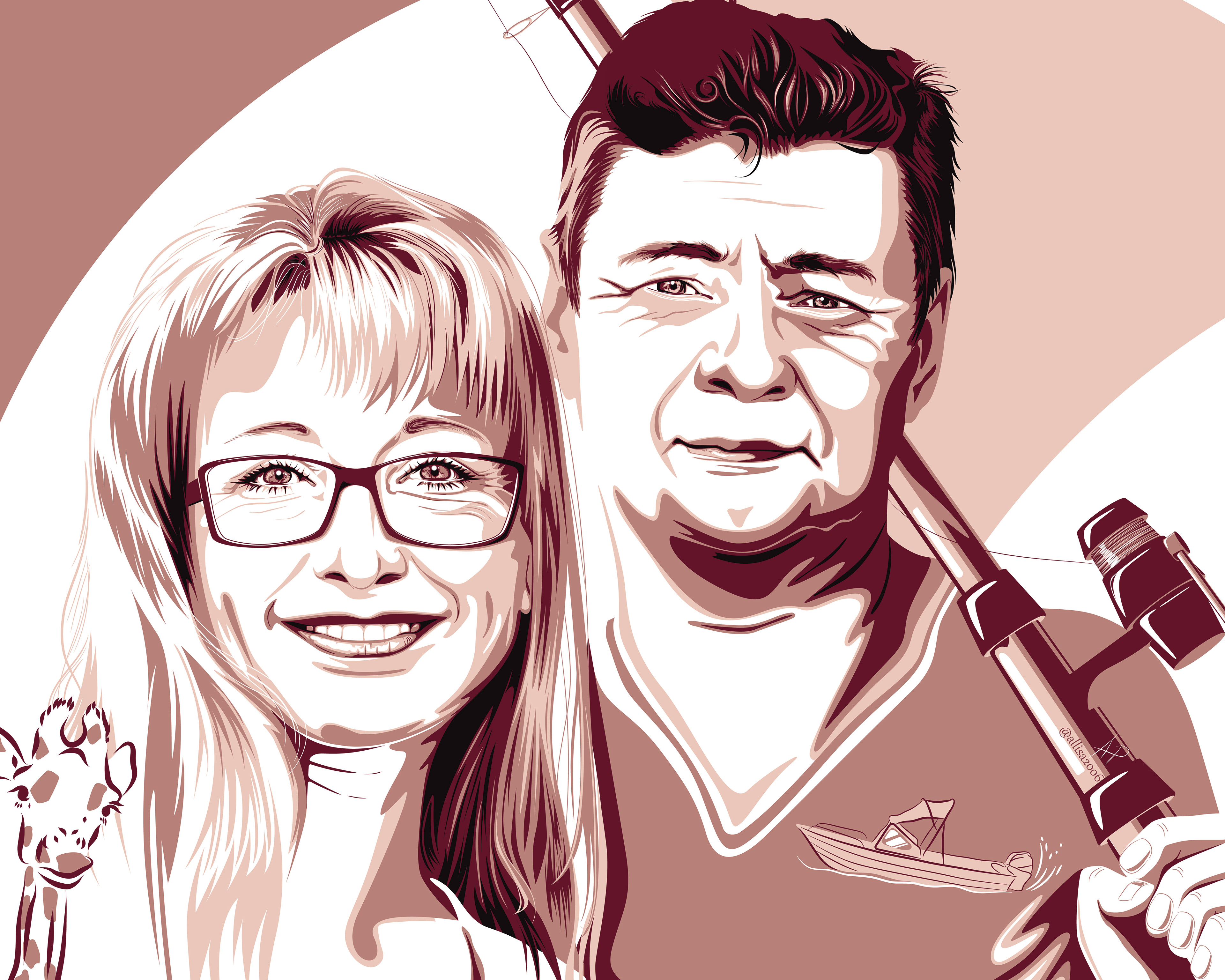portrait of married couple