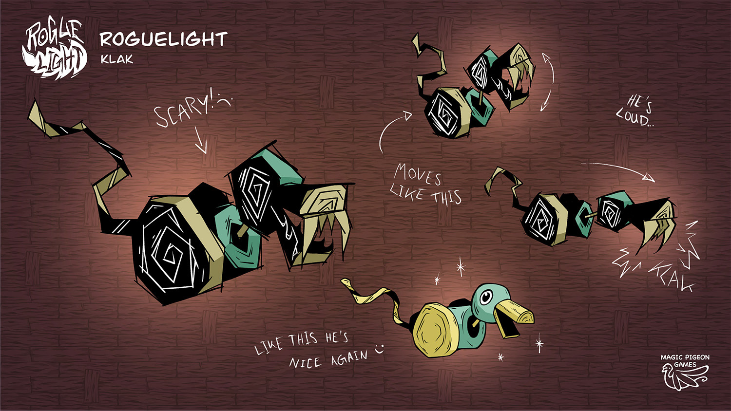 Roguelight | Enemy Concepts | Klak
