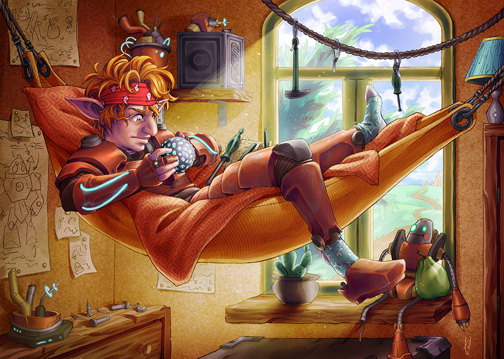 "Gnoc, bombastischer Bolzen" | MTG-Set Dice Actors