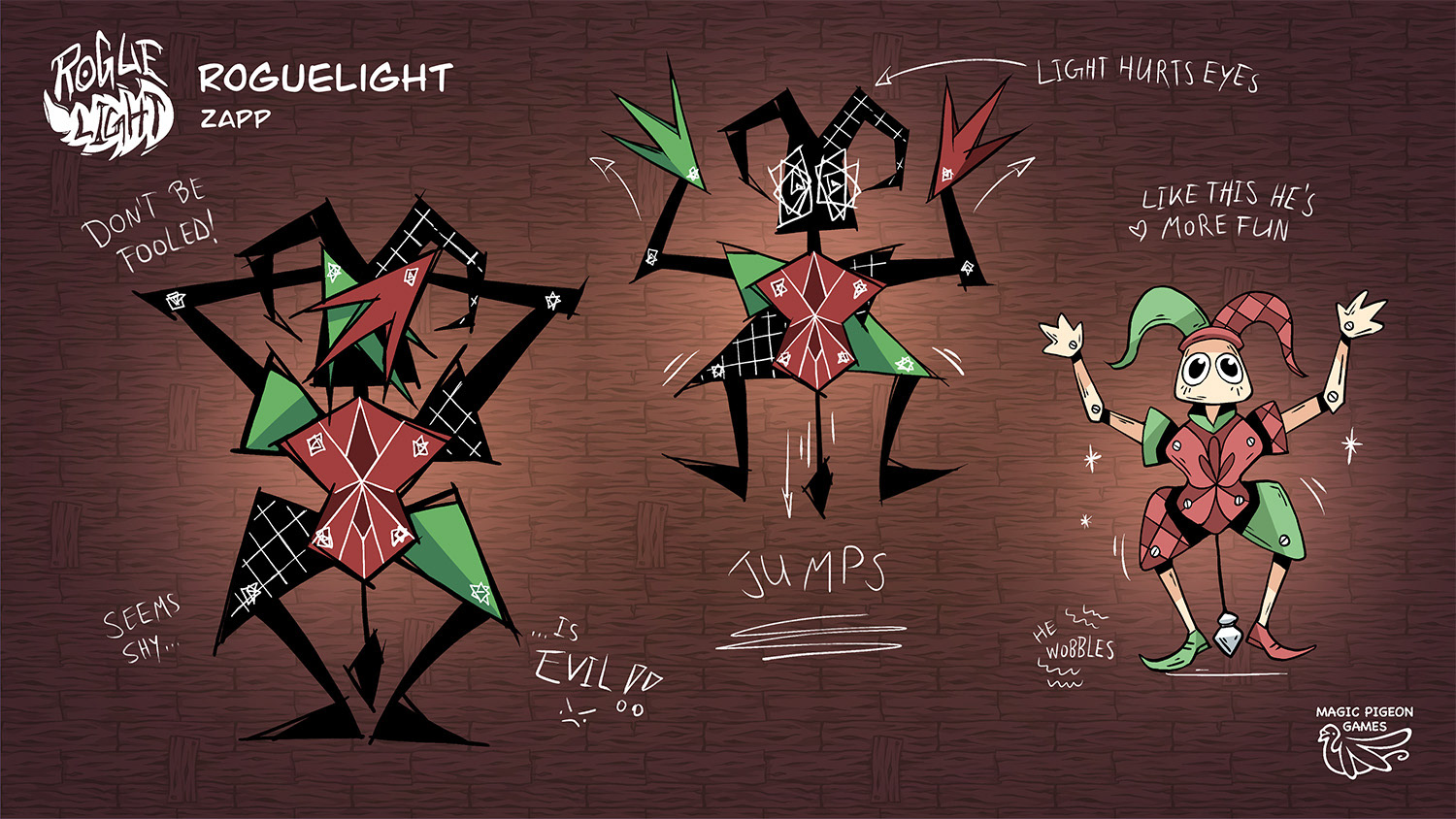 Roguelight | Enemy Concepts | Zapp