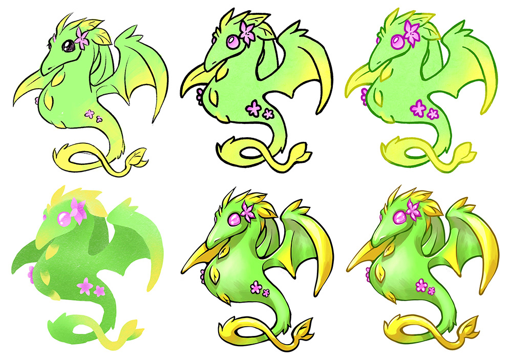 Dragons | Poison - Rendering Variations
