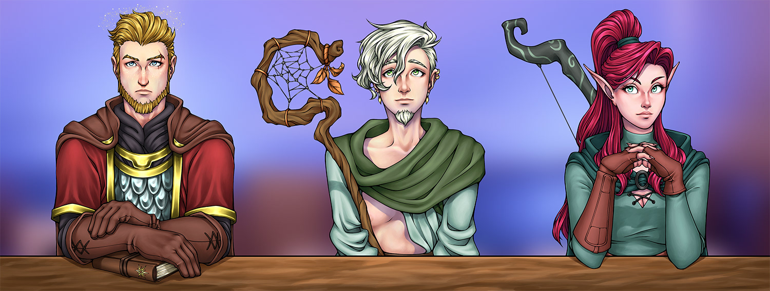 Flynt / Gon / Elaynie | Character Illustrations for Episode 35