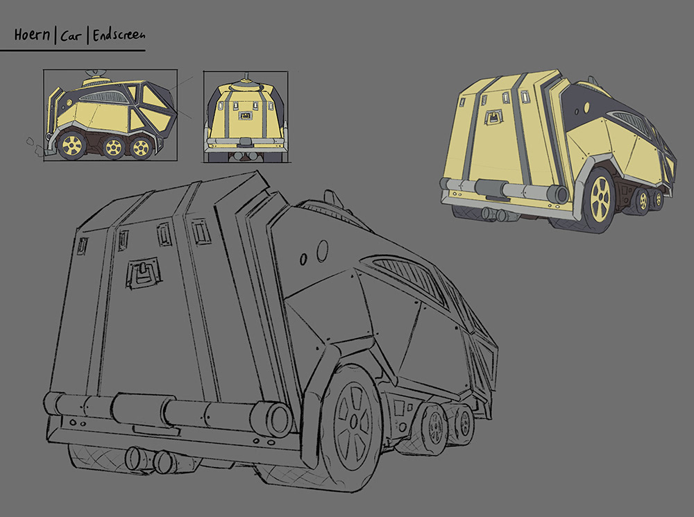 The Family's Car | Final Concept Sketch