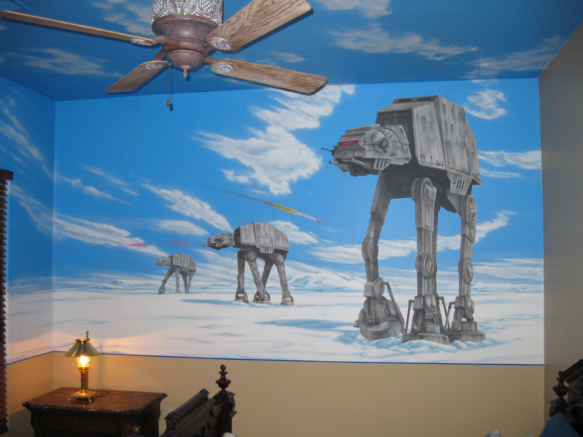 Star Wars Hoth Battle (Kid's Bedroom)