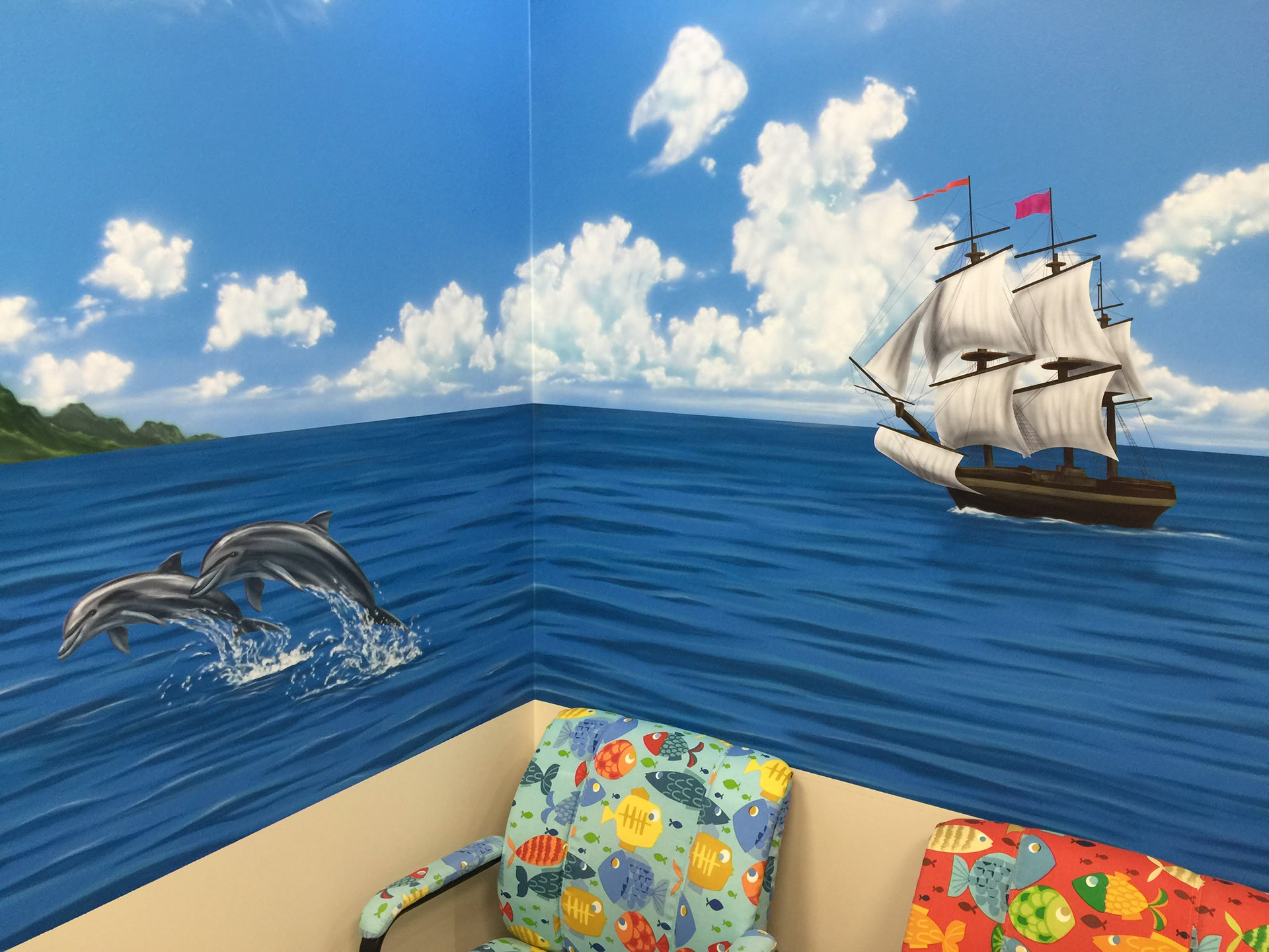 Diving Dolphins (Phoenix Pediatric Dental West)