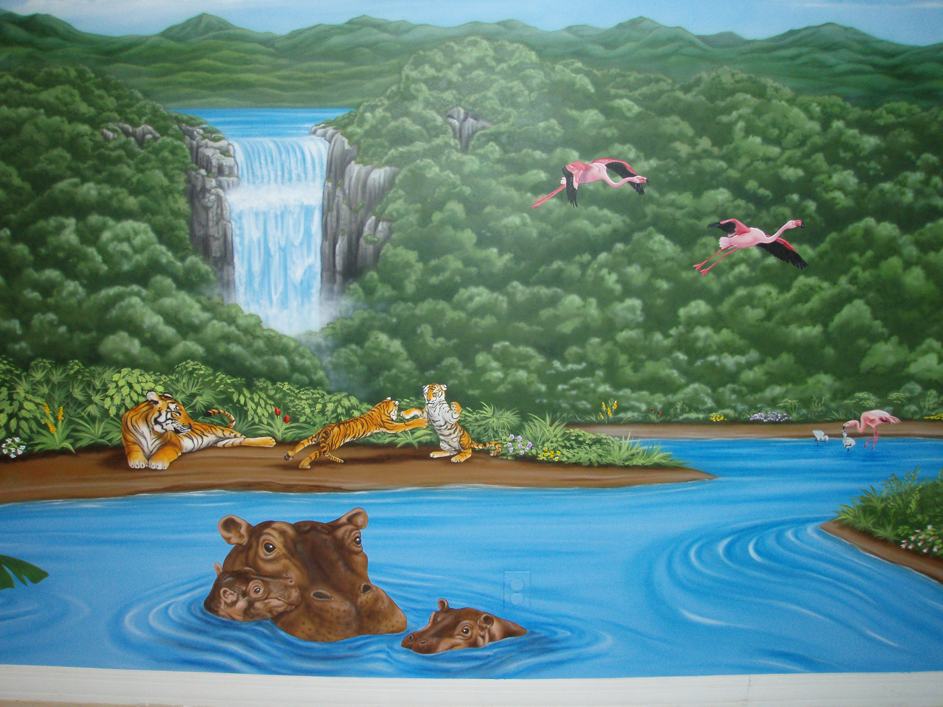 Jungle Lake (Kid's Bedroom)