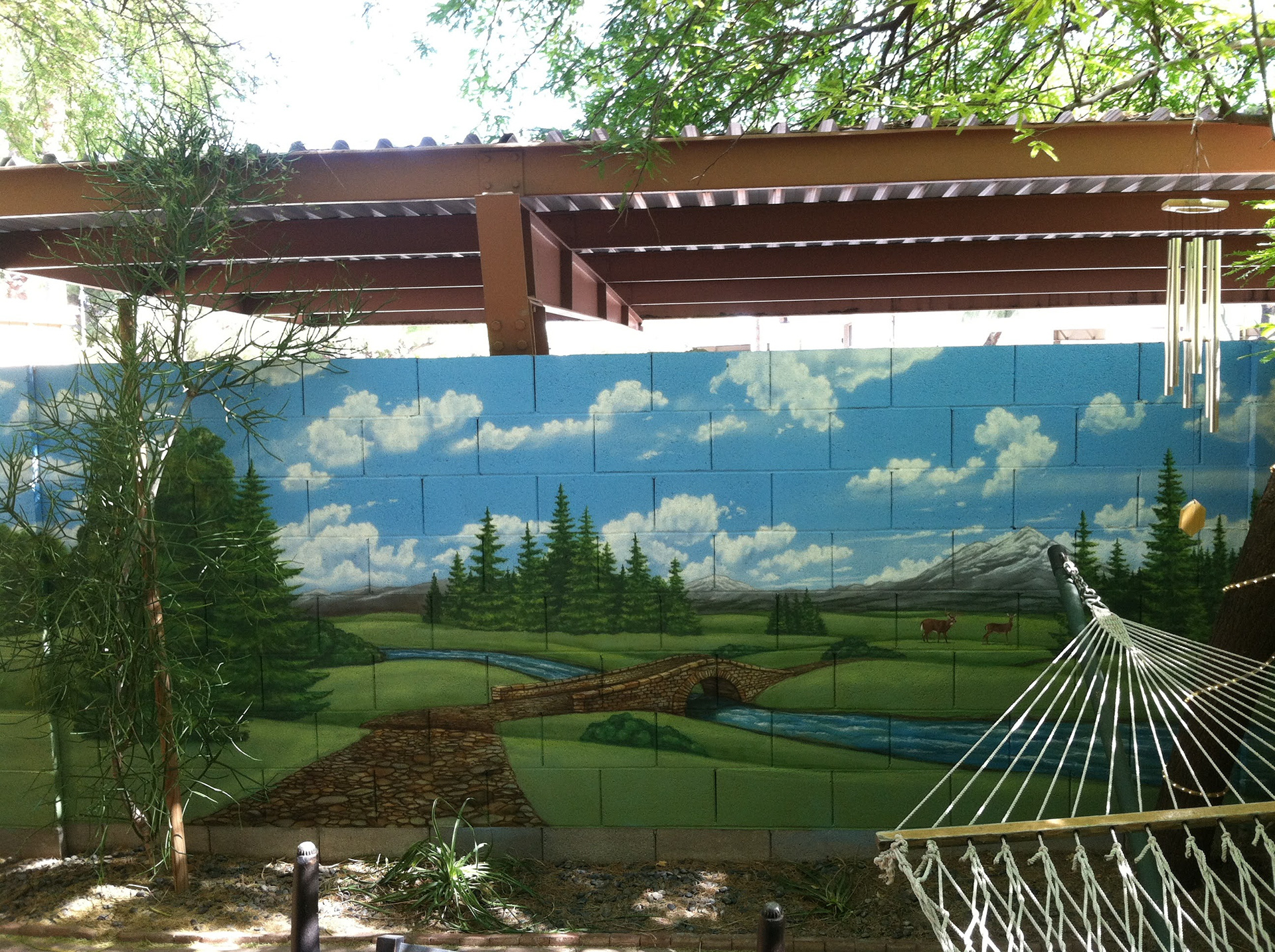 Rolling Hills (Backyard Wall)