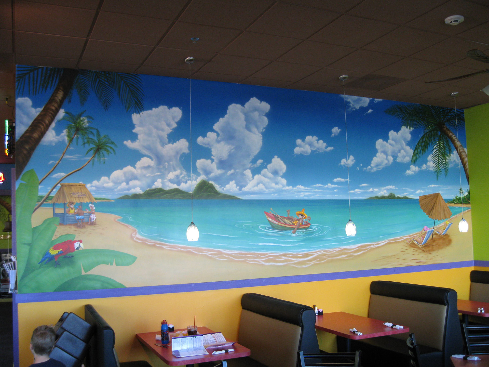 Relaxing in the Tropics (Crazy Carlos Restaurant)