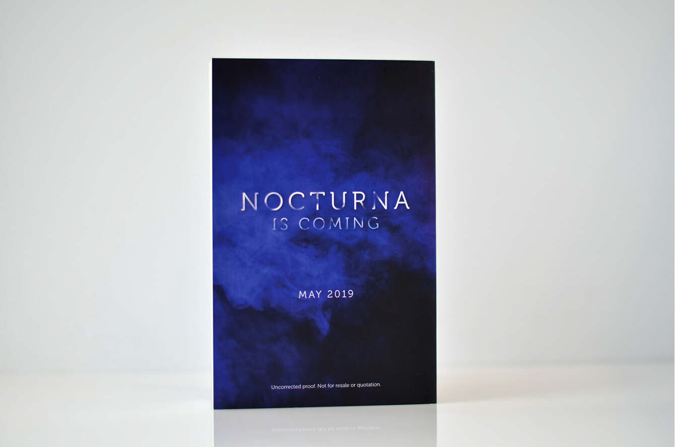 Advance Reading Copy Cover Design - Nocturna by Maya Motayne - Marketer: Maddy Marshall
