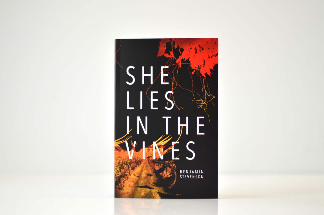Advance Reading Copy Cover Design - She Lies in the Vines by Benjamin Stevenson - Marketer: Melanie Price