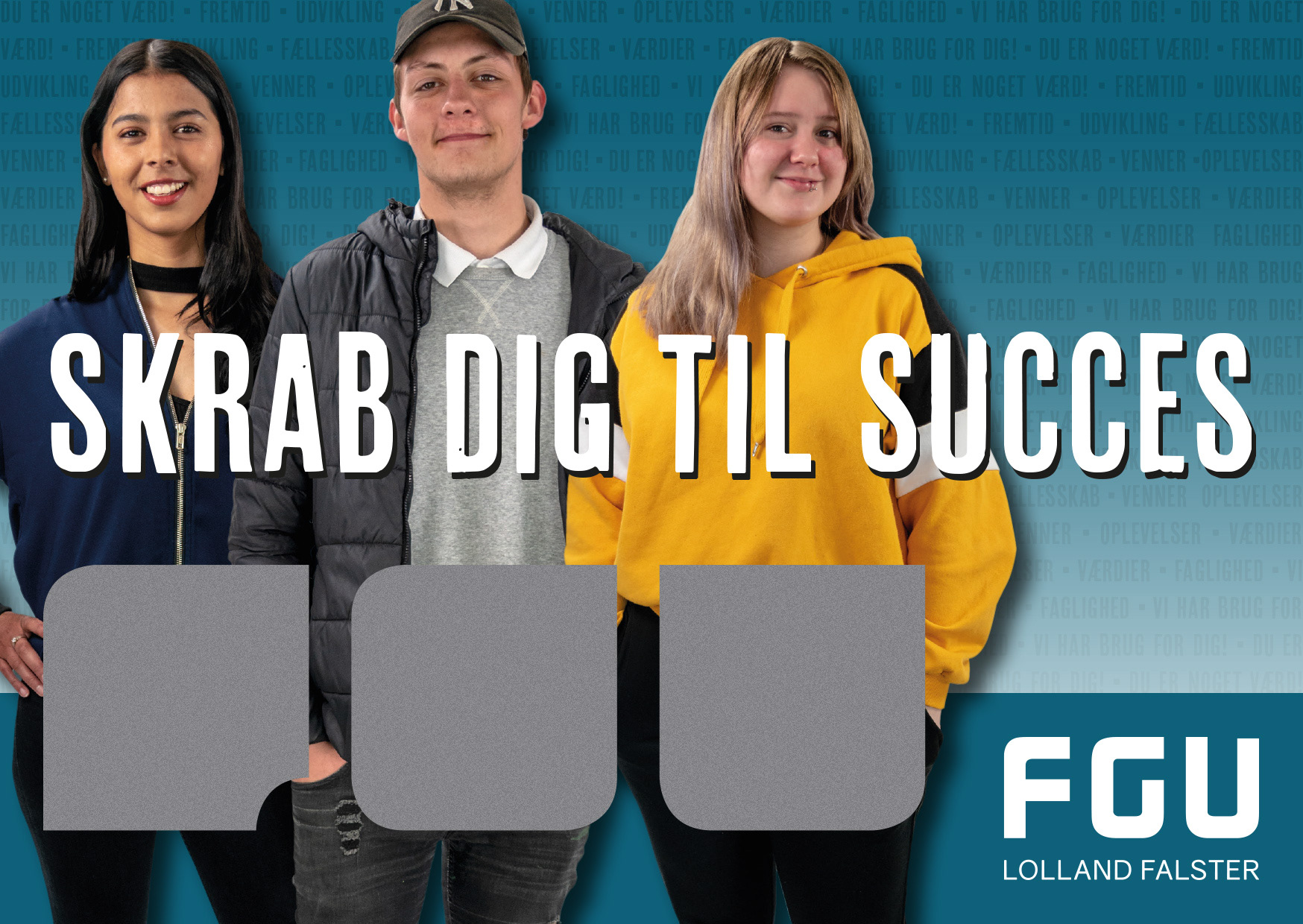 Postkort med skrabefelt
