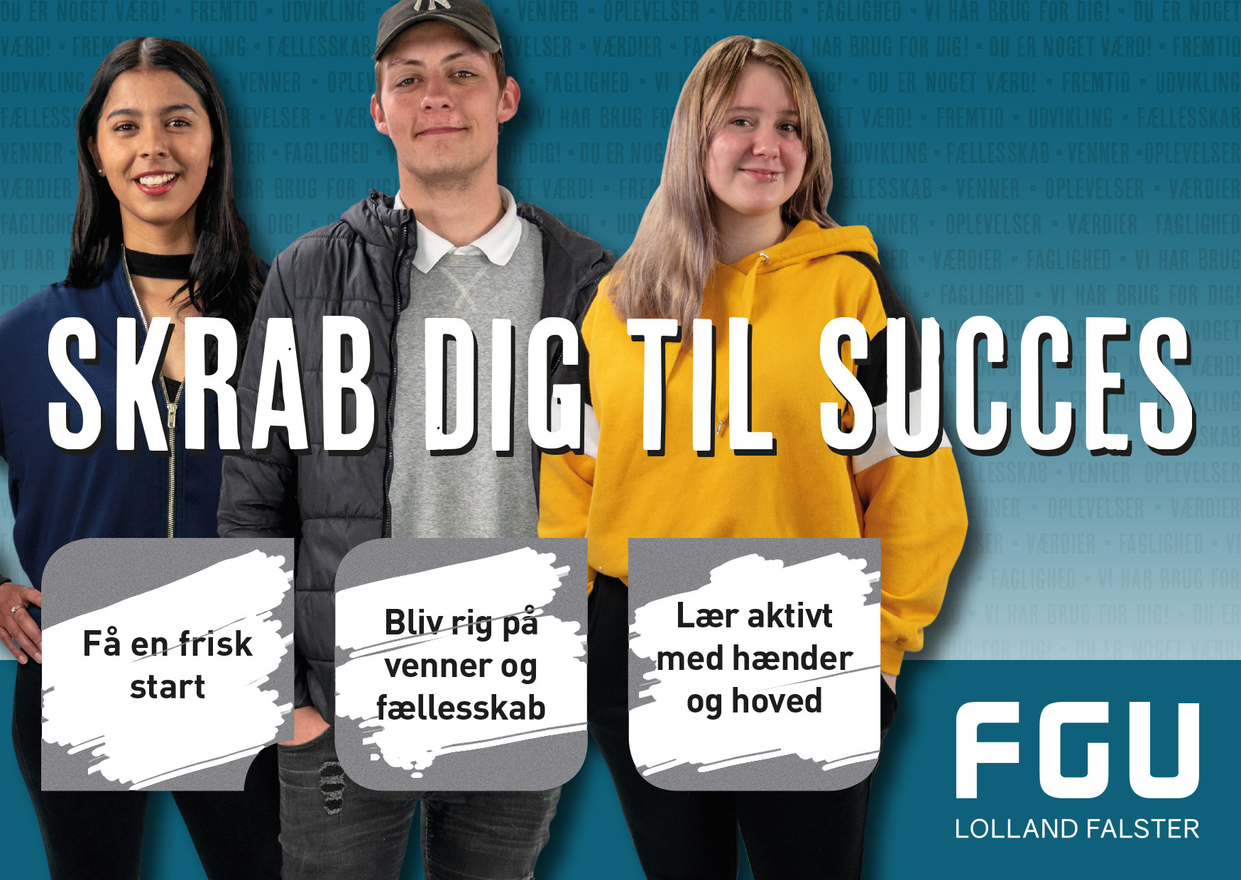 Postkort med skrabefelt