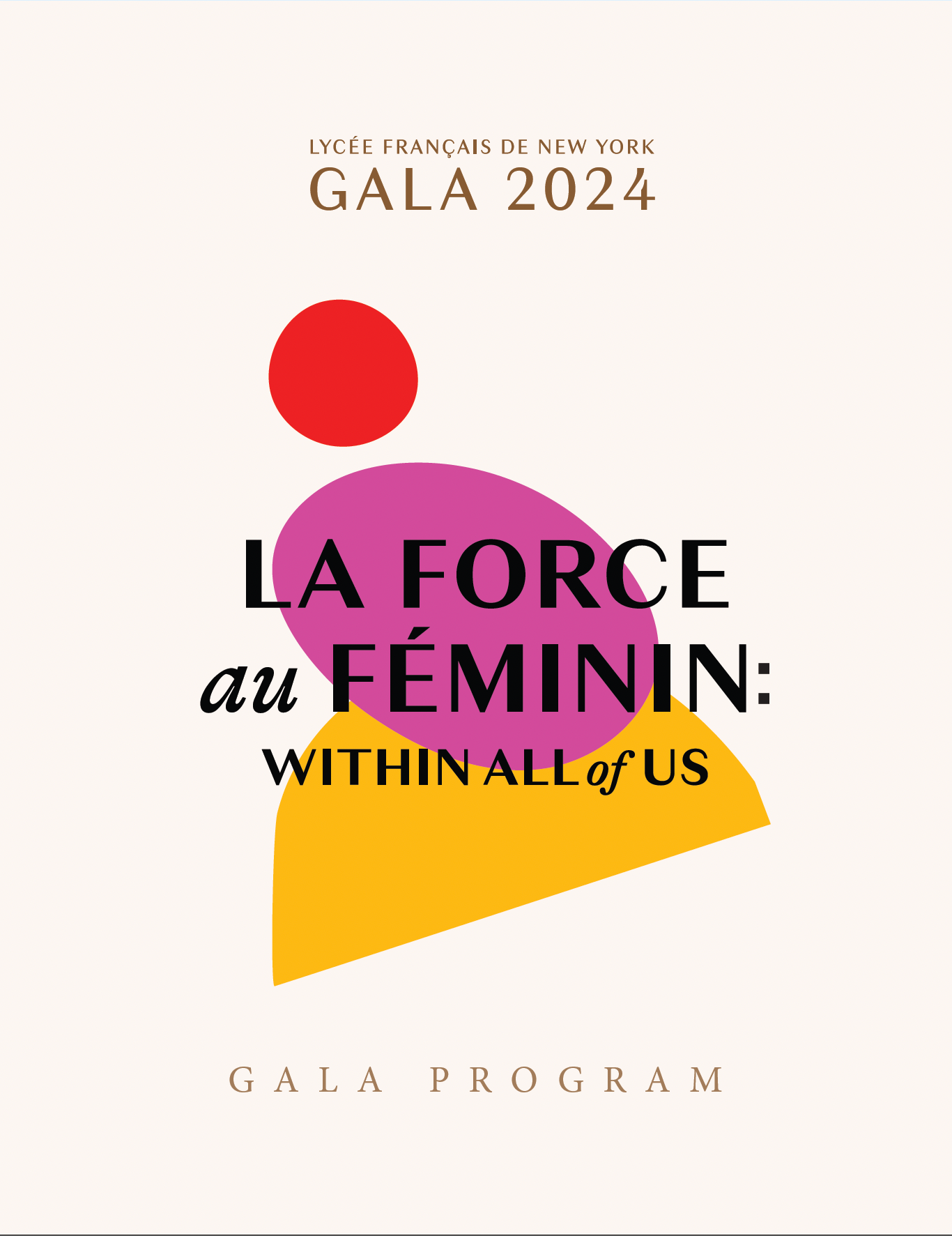 program cover