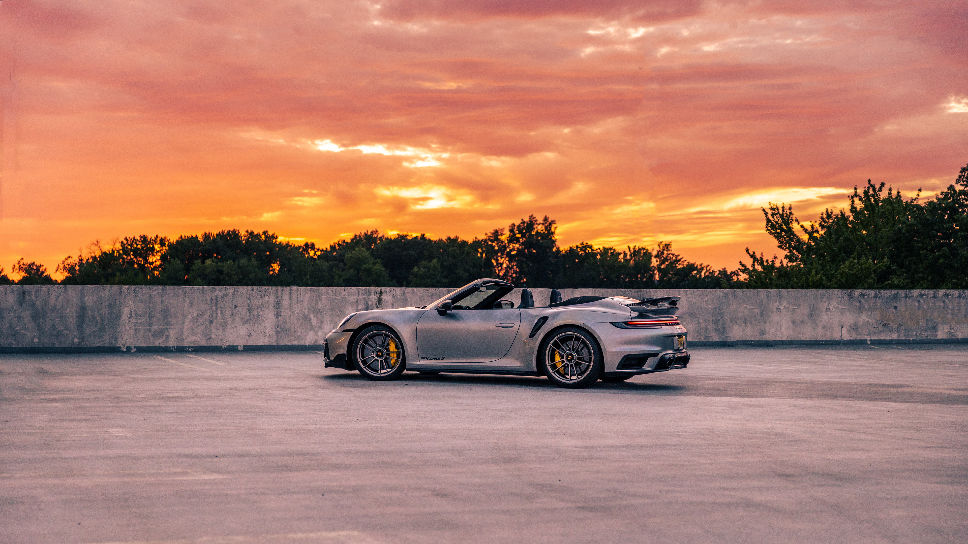 Turbo S at sunset