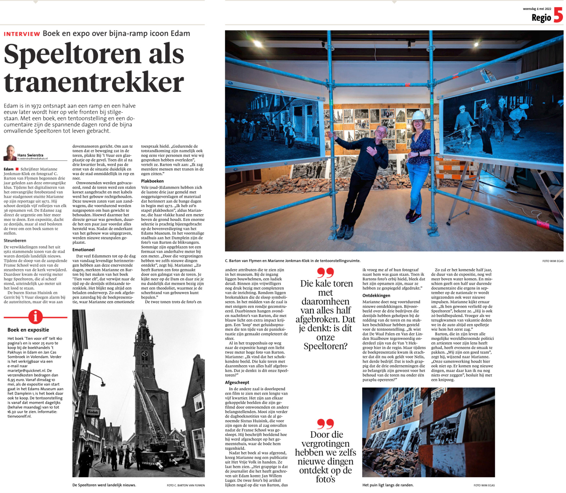 Noord Hollands Dagblad 4 mei 2022