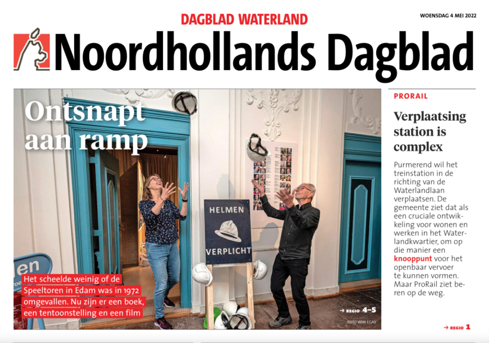 Noord Hollands Dagblad 4 mei 2022