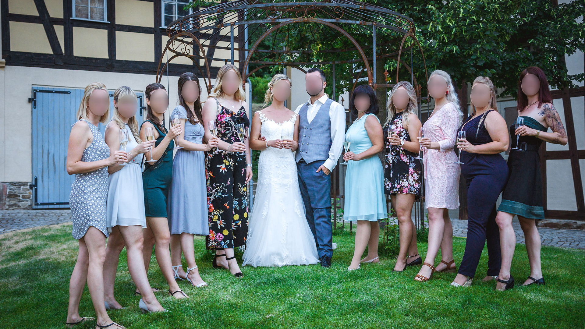 Hochzeit im Denkmalhof Schlagwitz