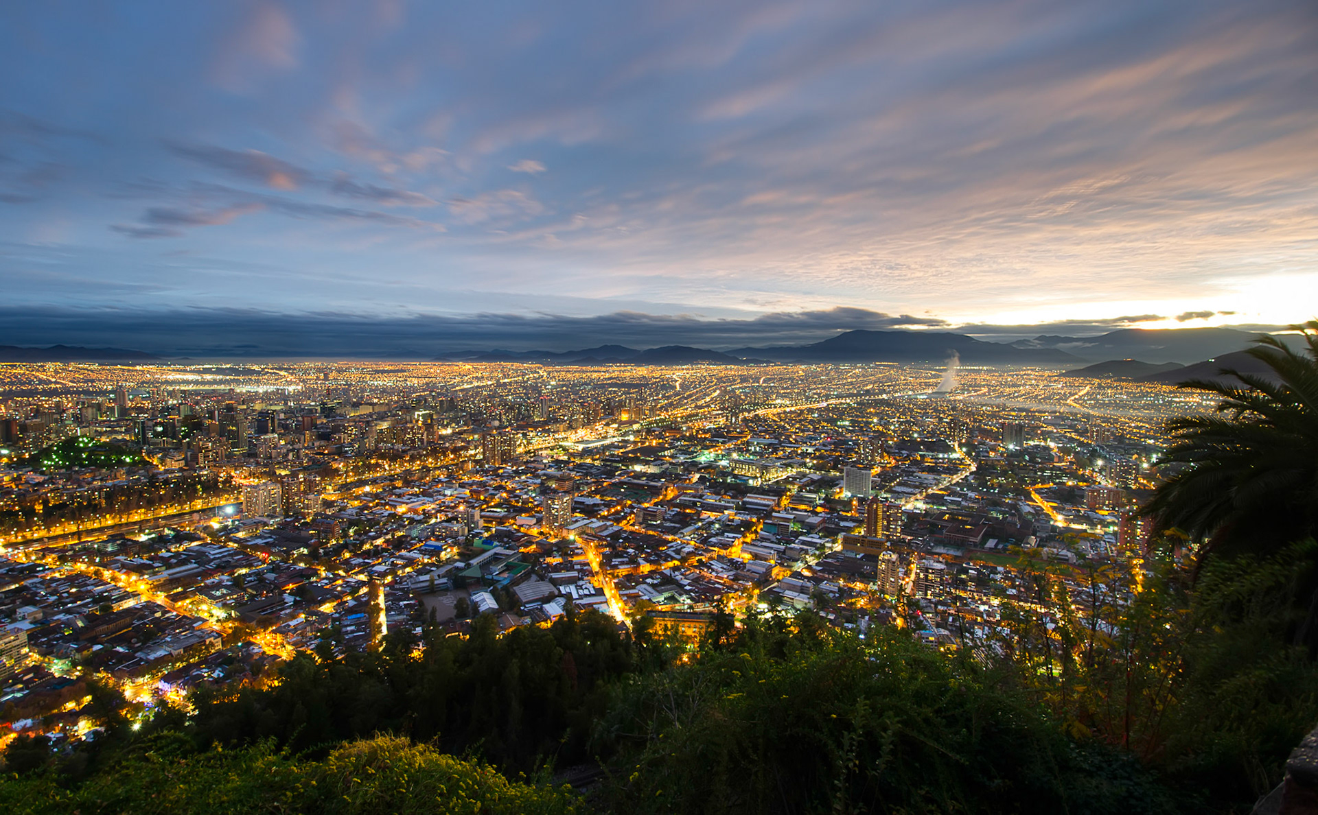 Santiago, Chile - View from San Cristóbal Hill