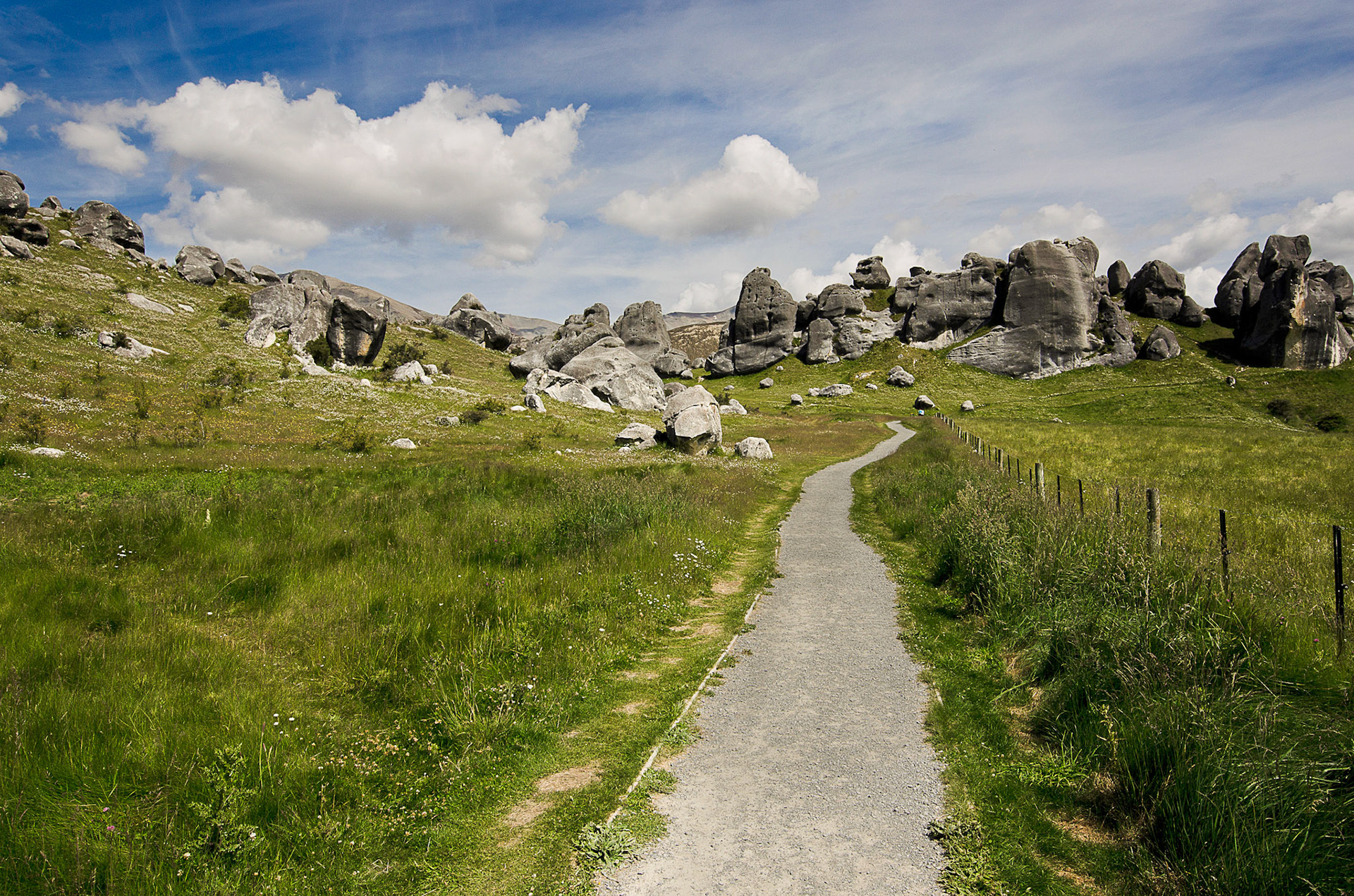 Short hike up to "Castle Rock" in New Zealand.  One of our 7 million stops while exploring the South Island.