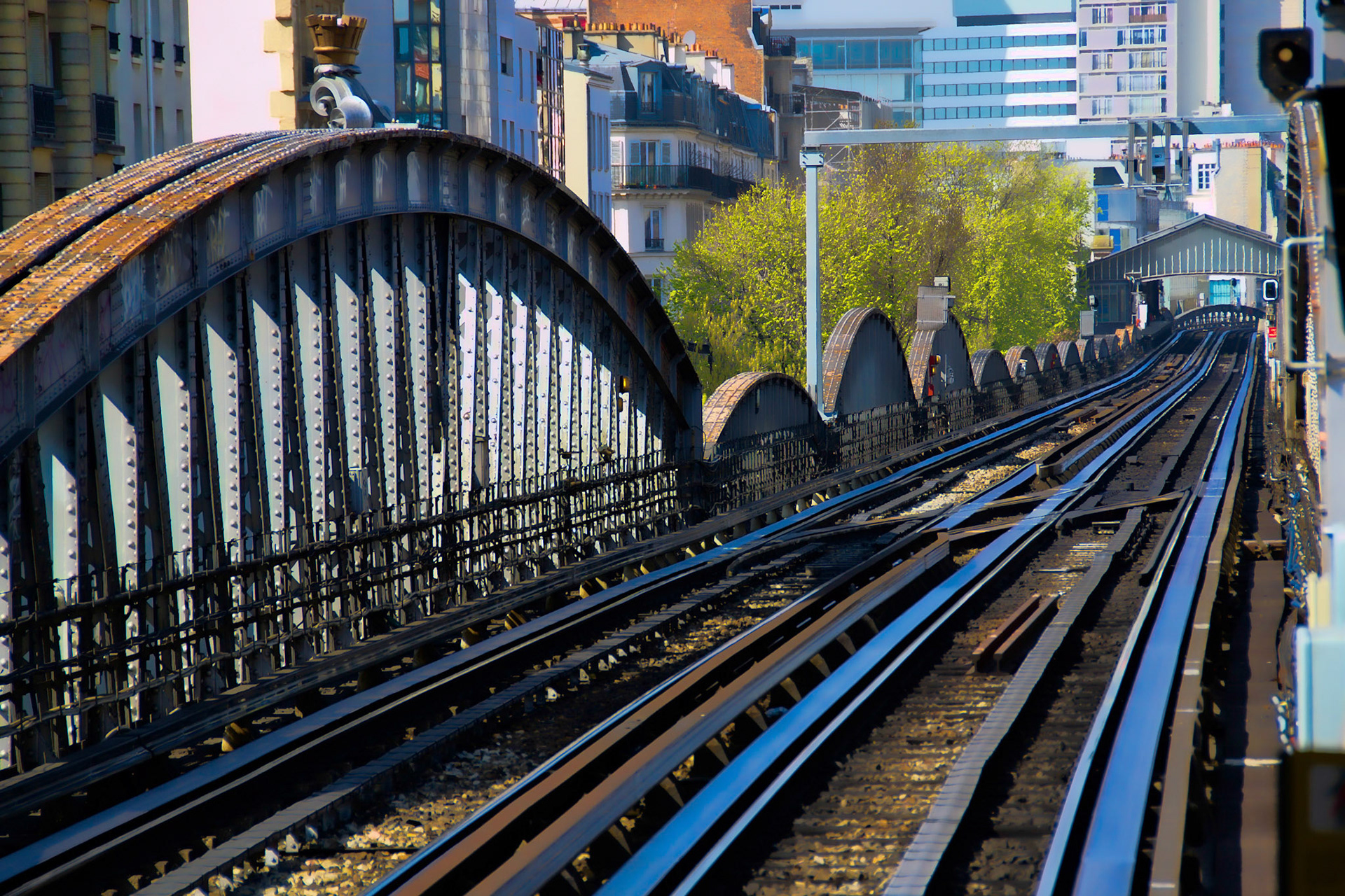 Paris, France - One of the stops near the Eifel Tower