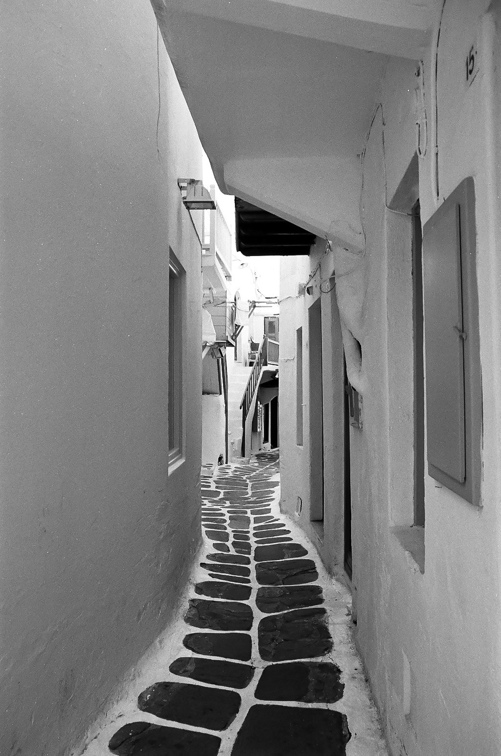 Mykonos, Greece - This is actually a scanned image of a photo I took with my old Nikon film camera.
