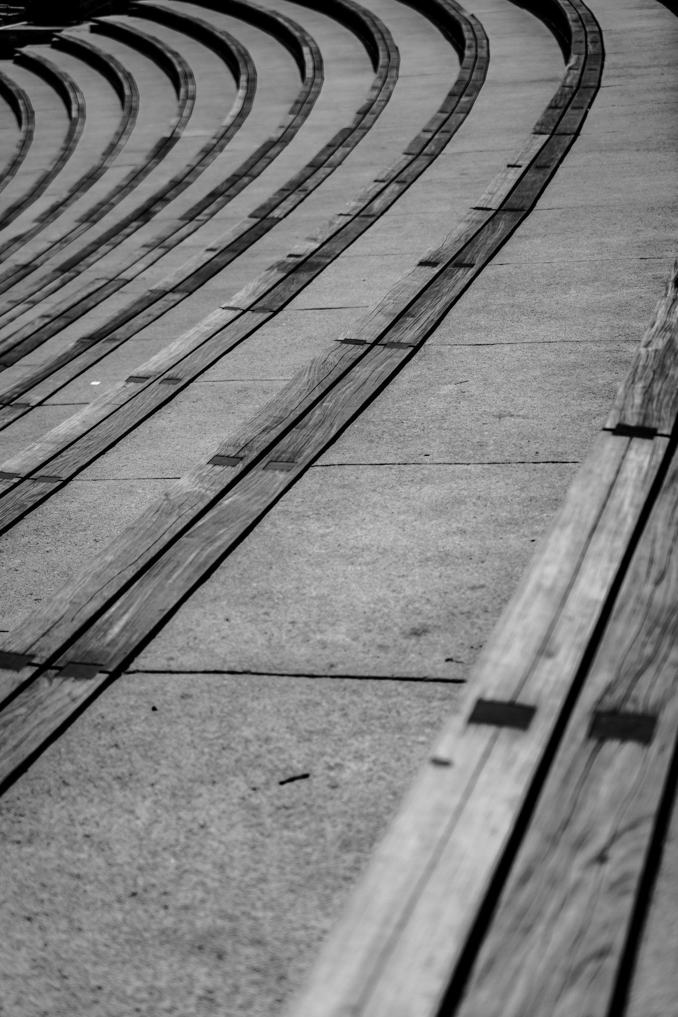 The seats at Red Rocks