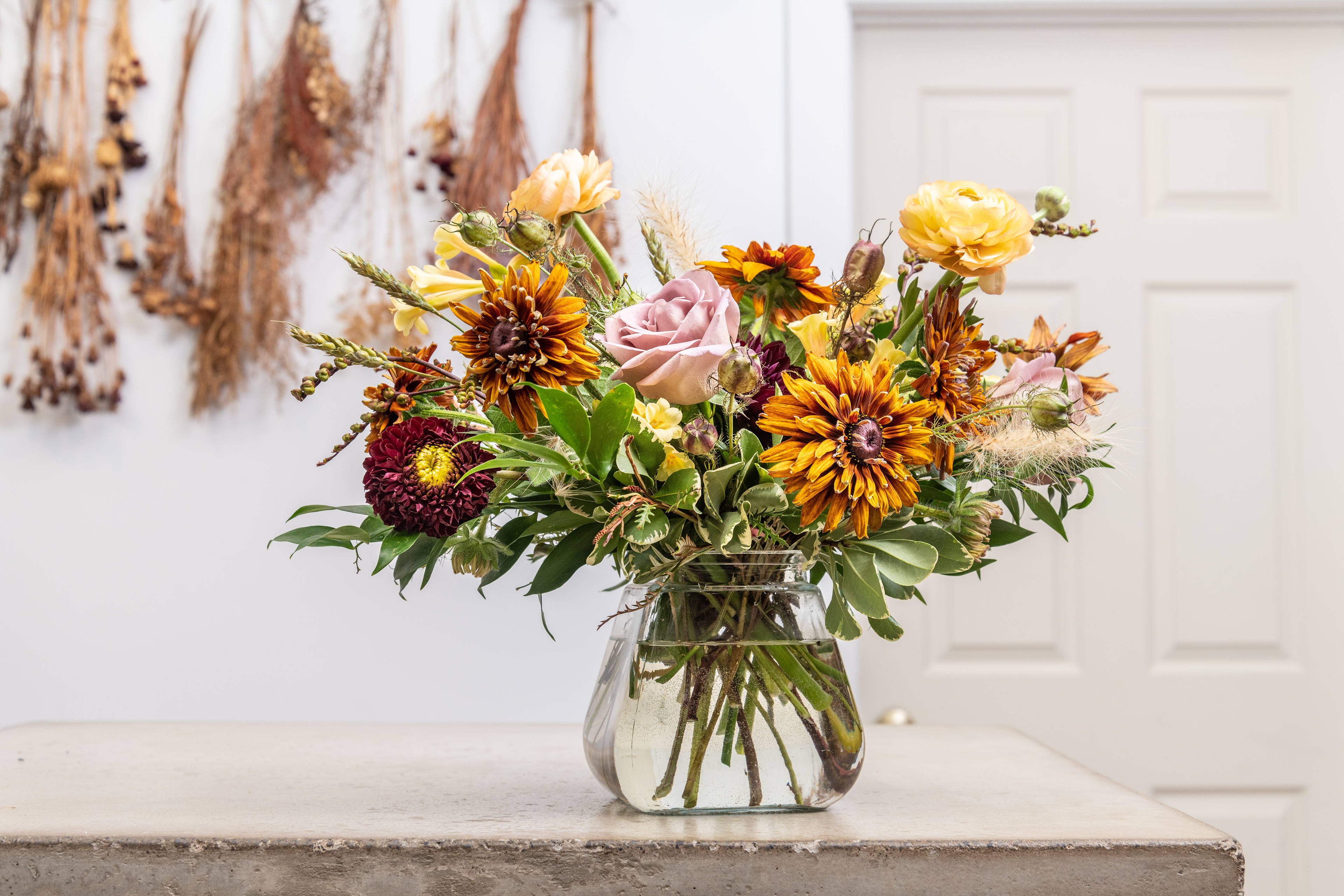 The final arrangement.